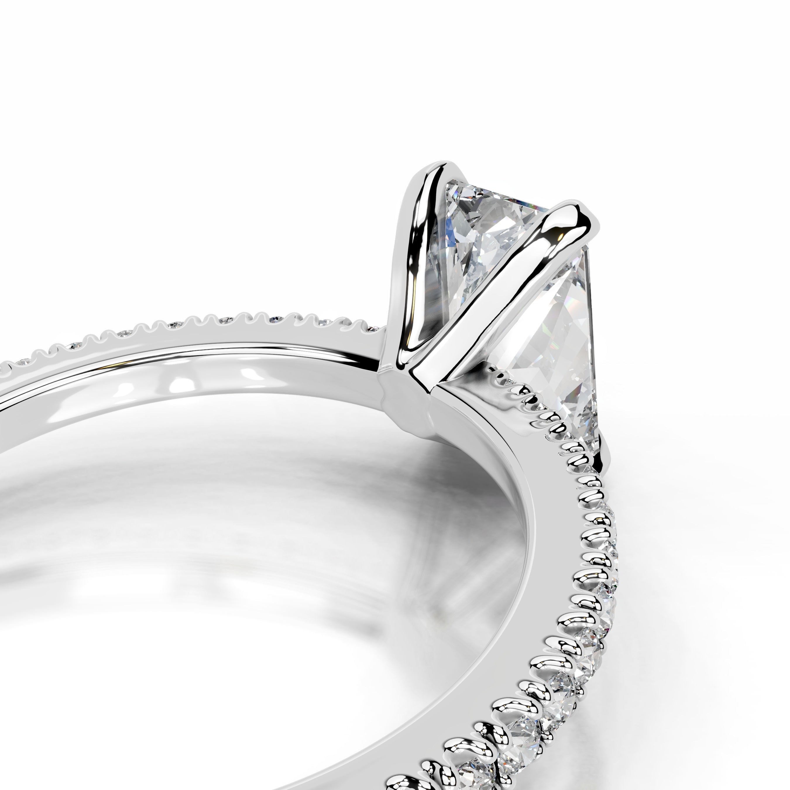 Luisana Diamond Engagement Ring - Platinum