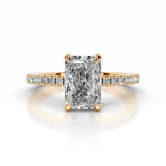 Luisana Diamond Engagement Ring - 18K Yellow Gold