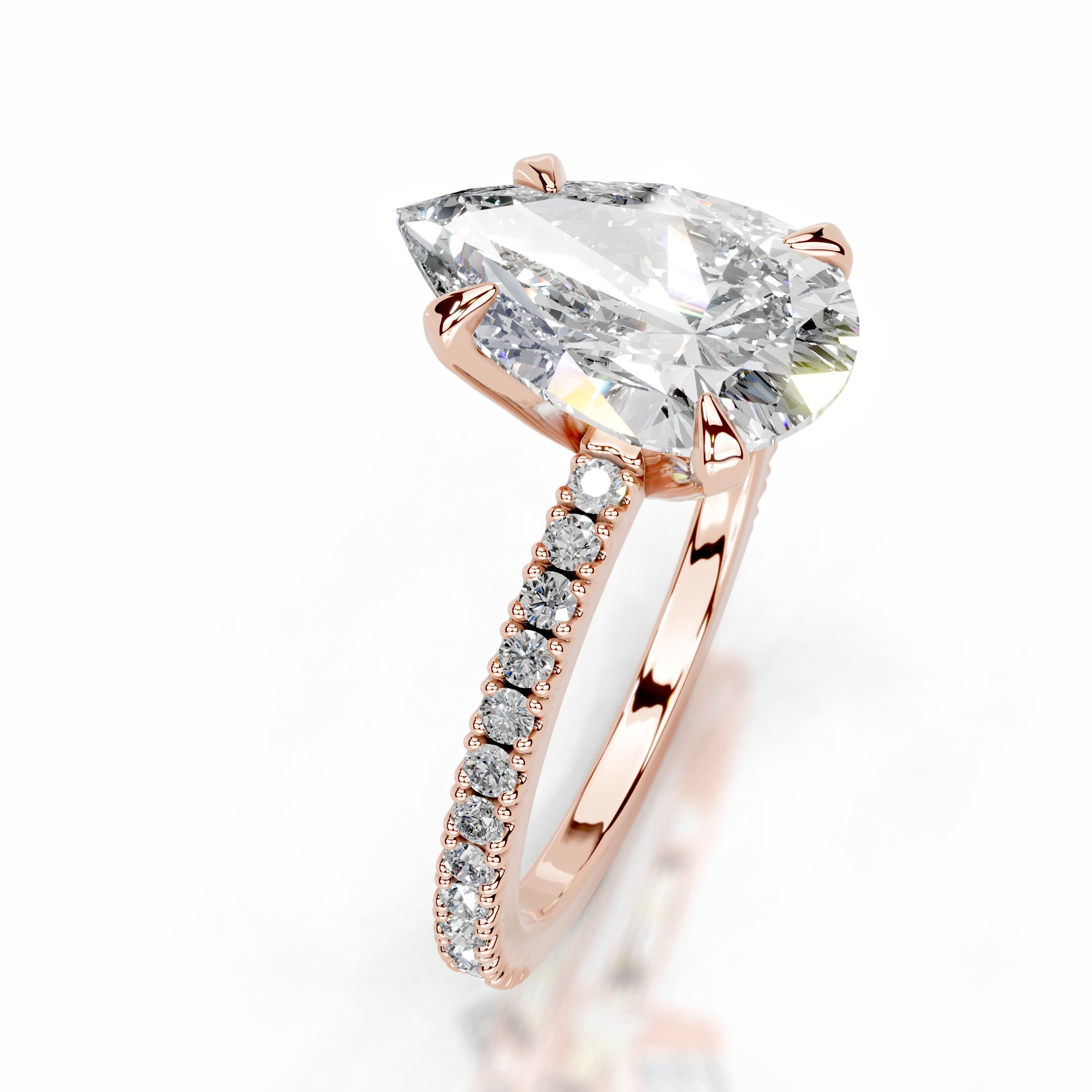 Luisana Diamond Engagement Ring - 14K Rose Gold