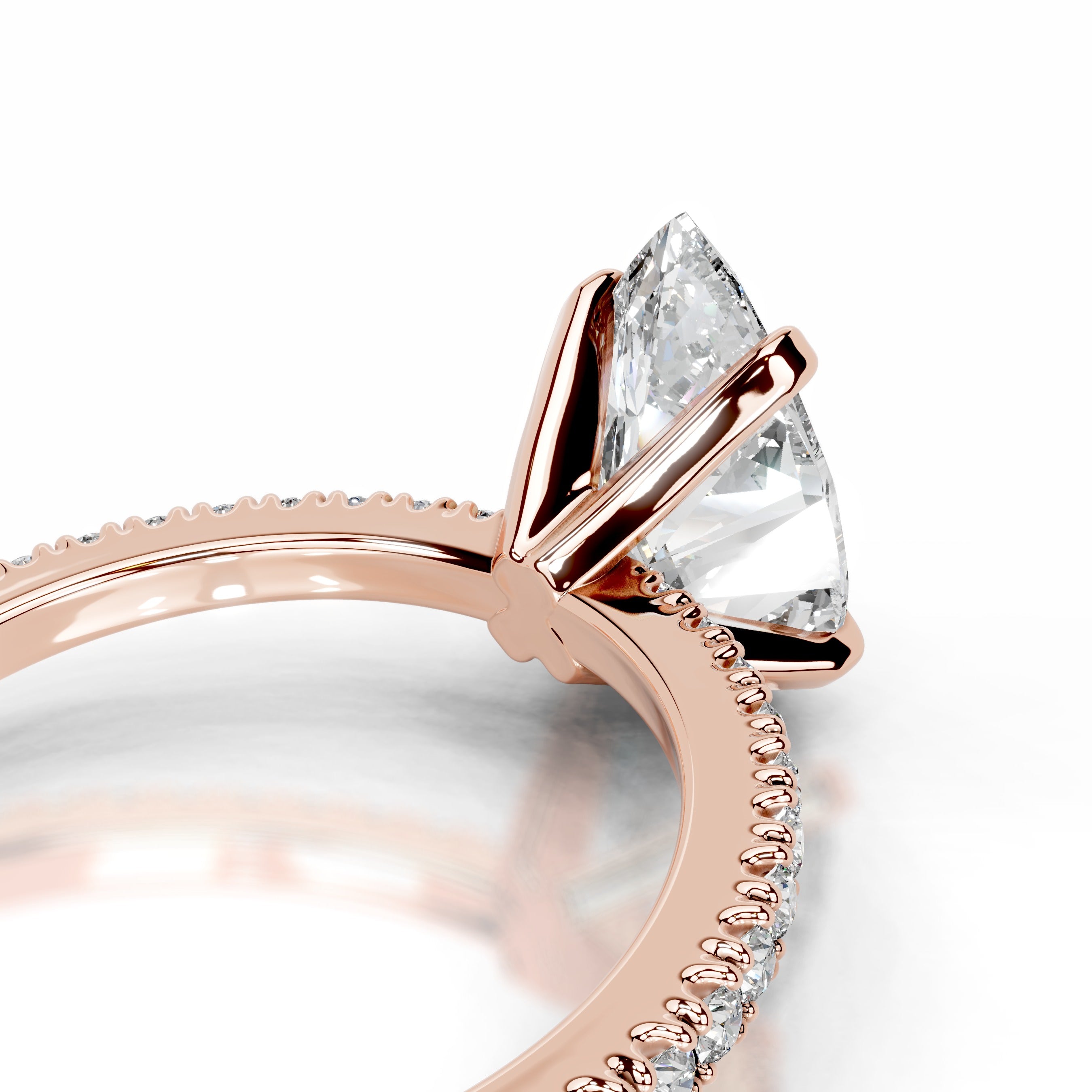 Luisana Diamond Engagement Ring - 14K Rose Gold