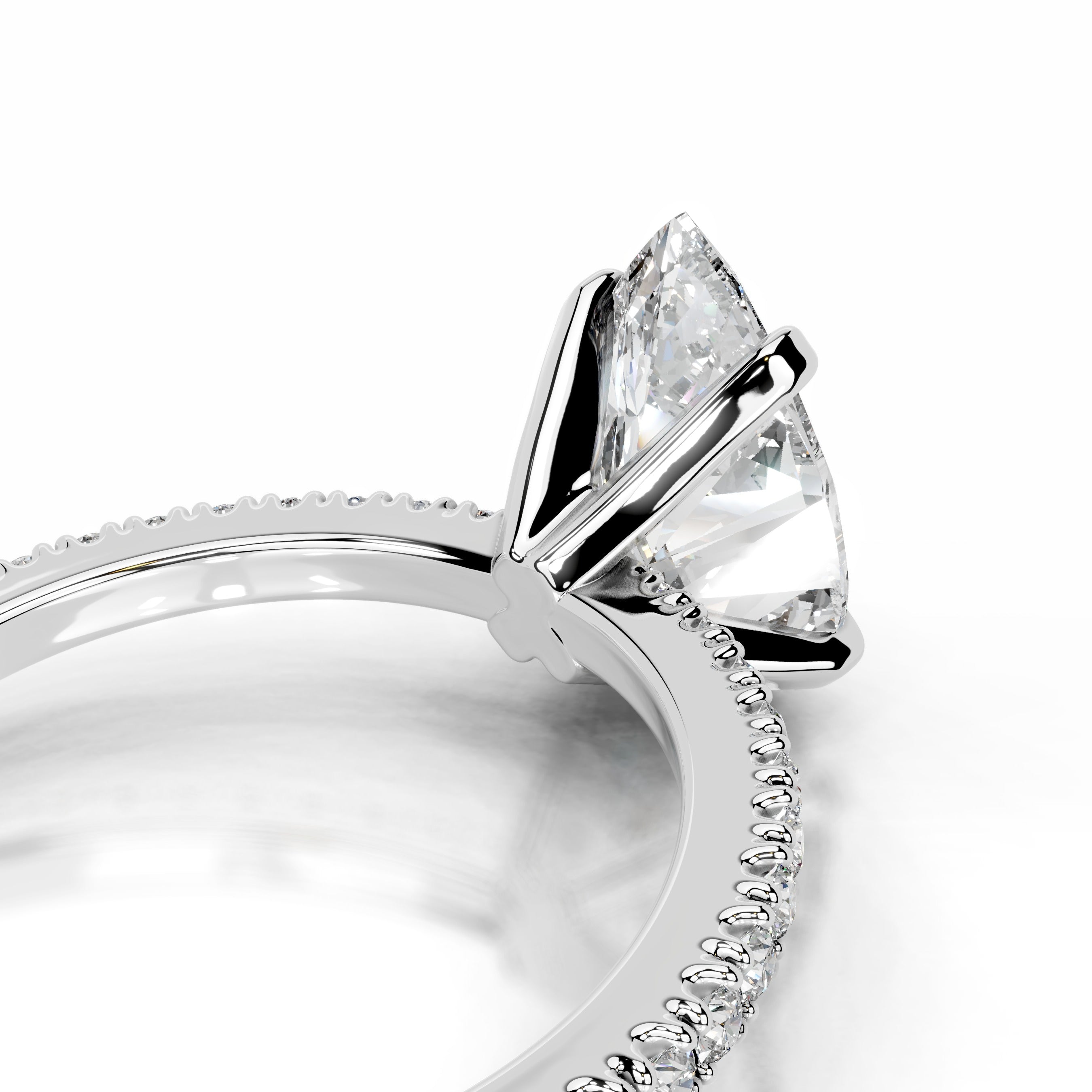 Luisana Diamond Engagement Ring - Platinum