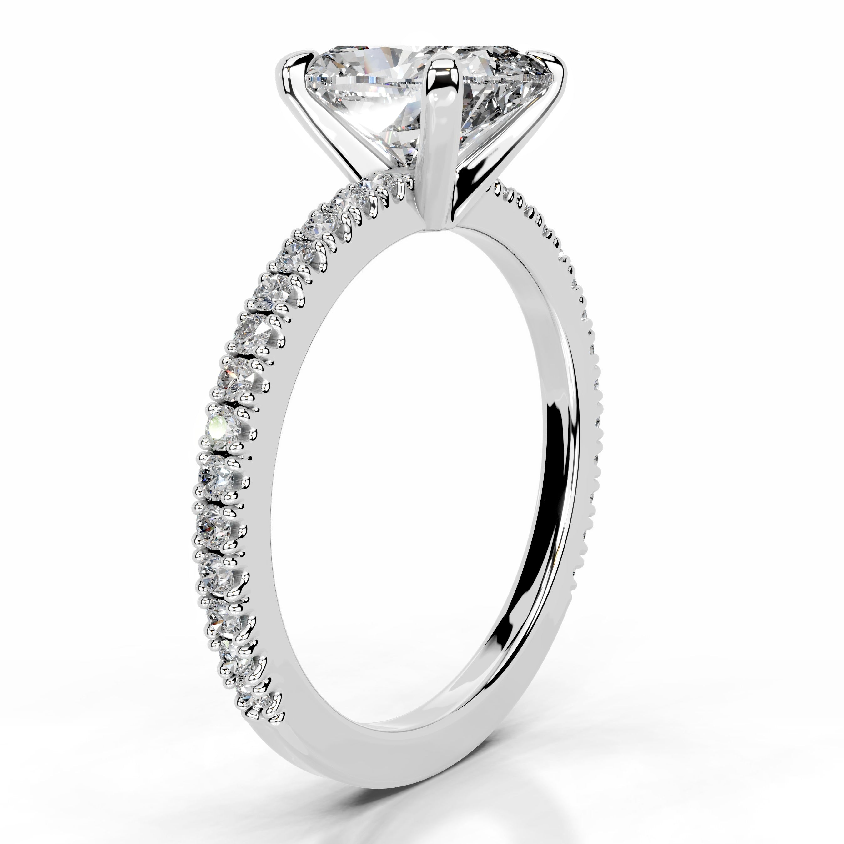 Luisana Diamond Engagement Ring - 14K White Gold