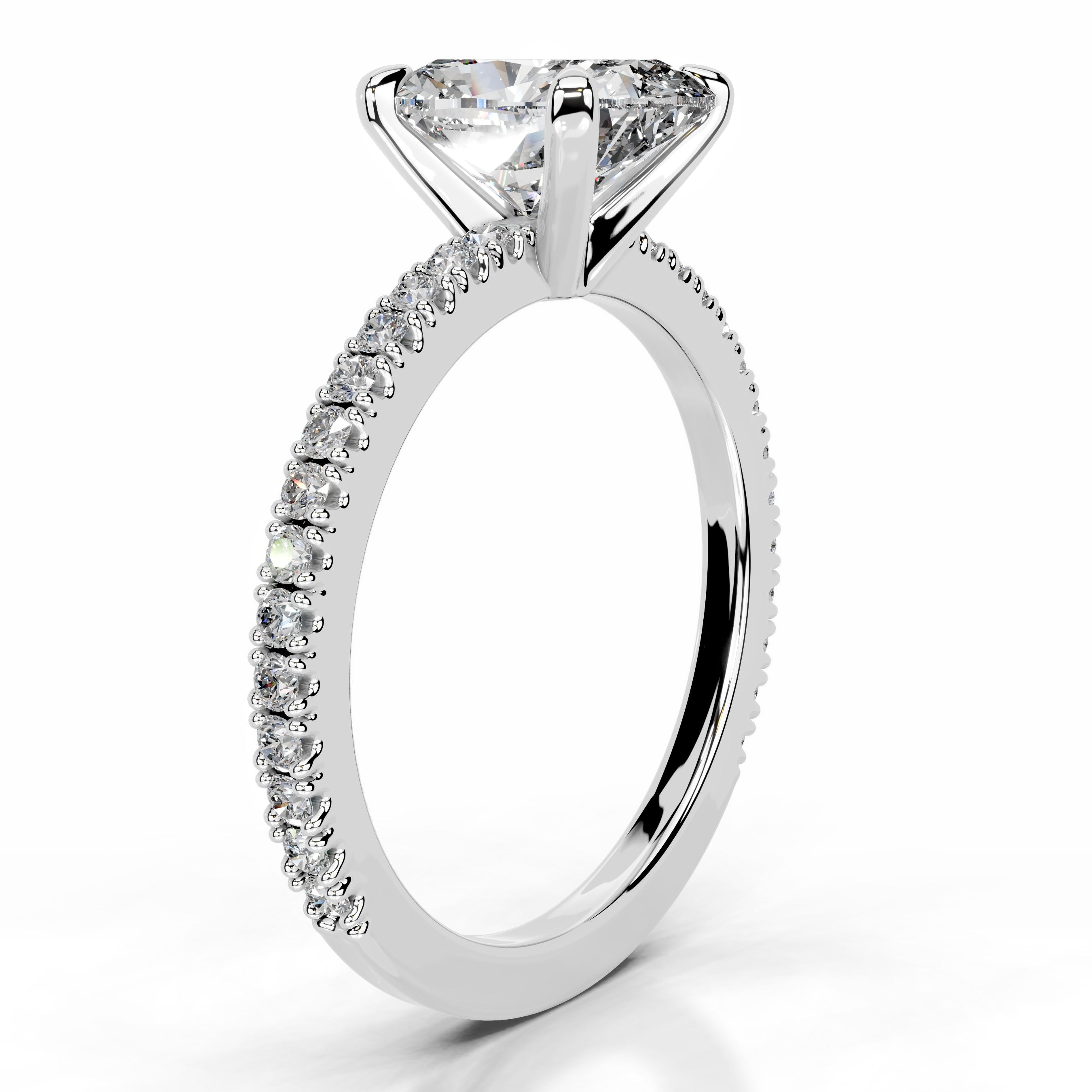 Luisana Diamond Engagement Ring - Platinum - Main Stone 1.7 Carat