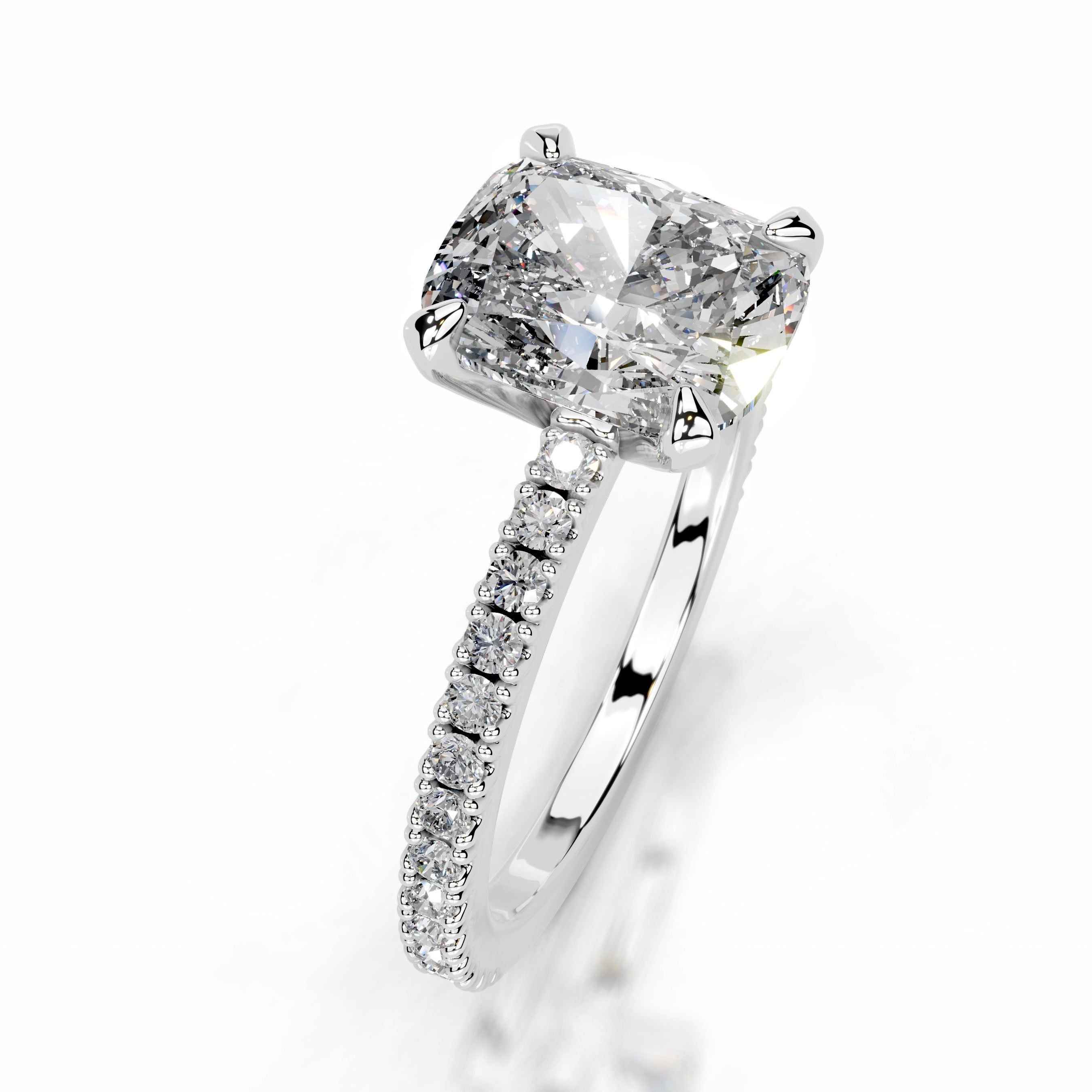 Luisana Diamond Engagement Ring - 14K White Gold