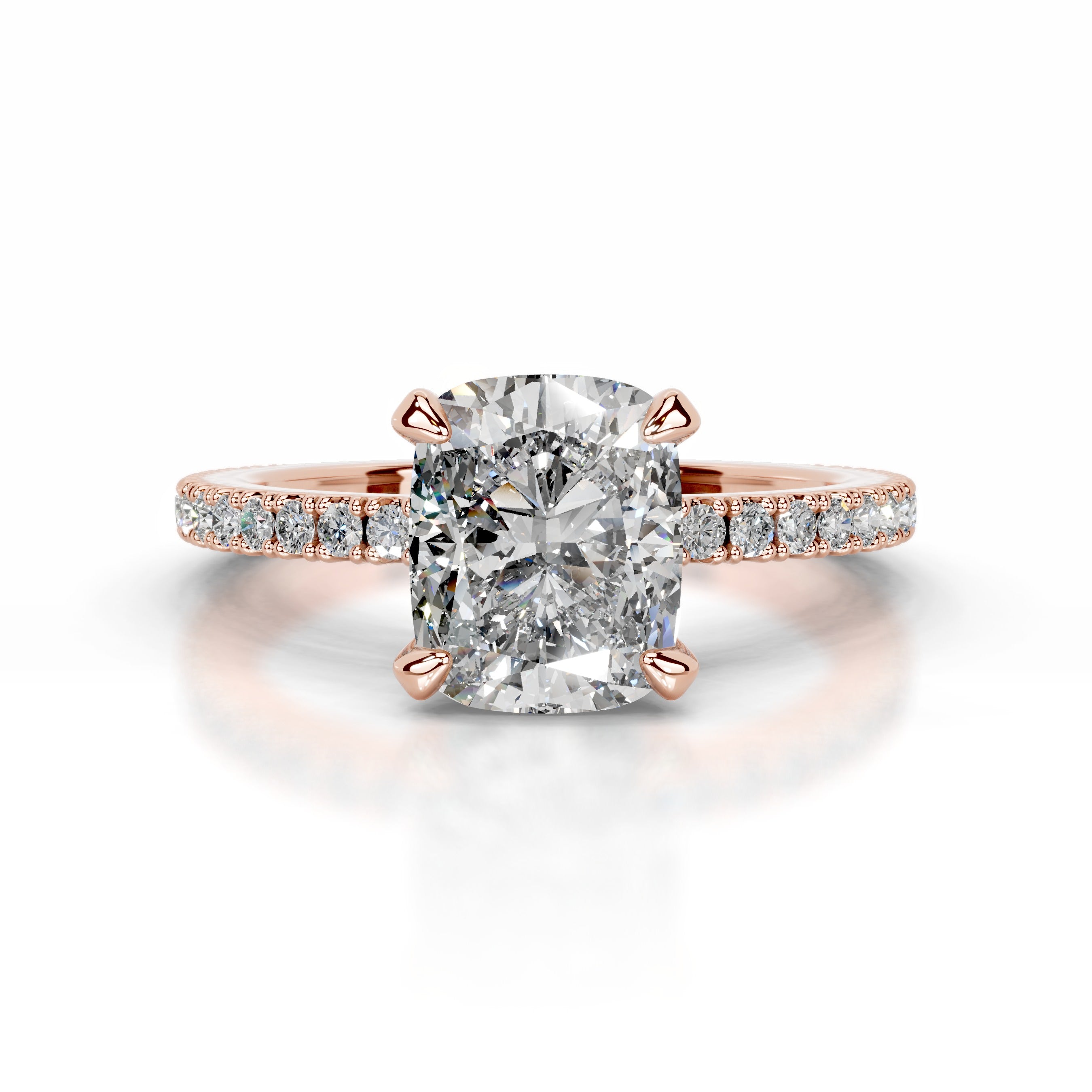 Luisana Diamond Engagement Ring - 14K Rose Gold