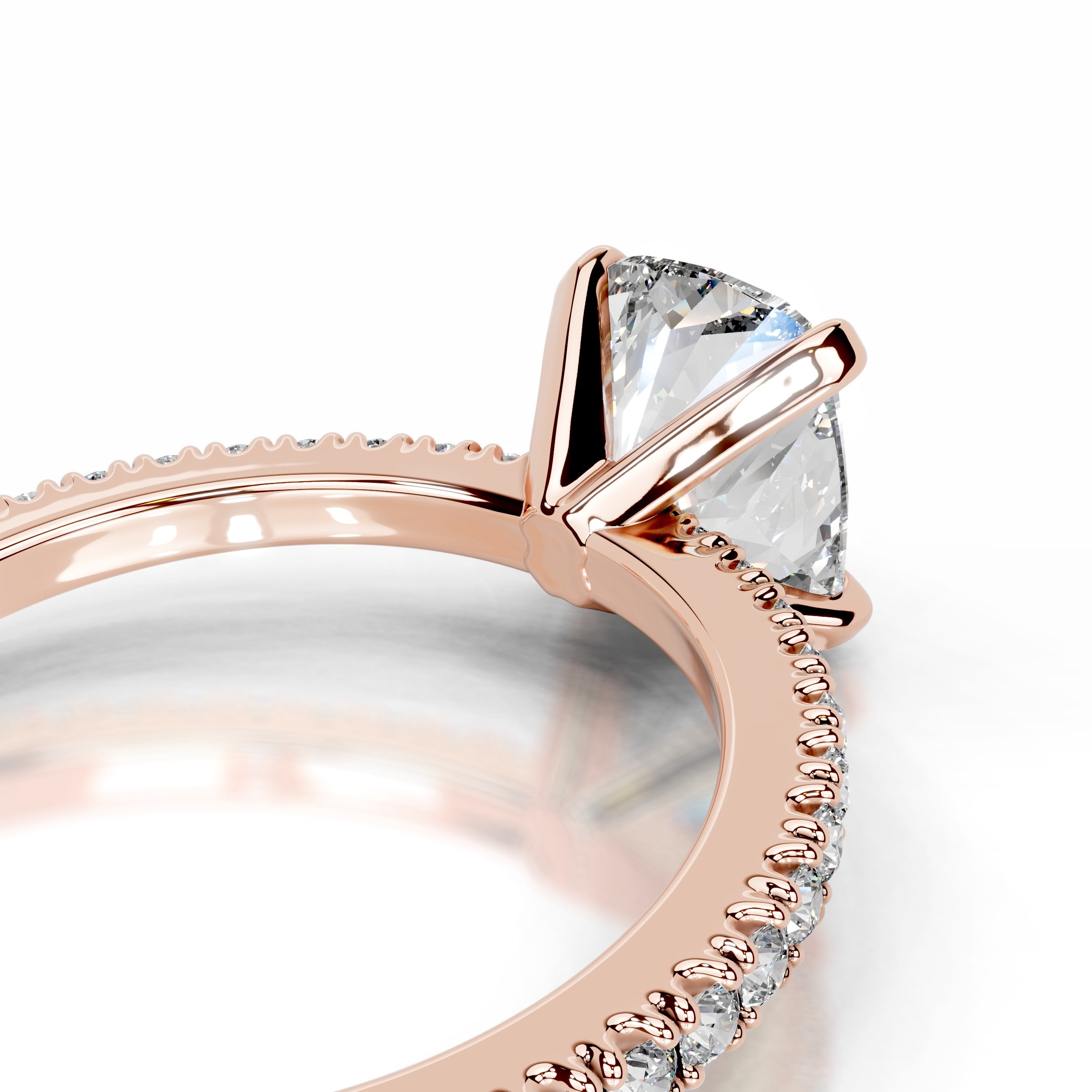 Luisana Diamond Engagement Ring - 14K Rose Gold