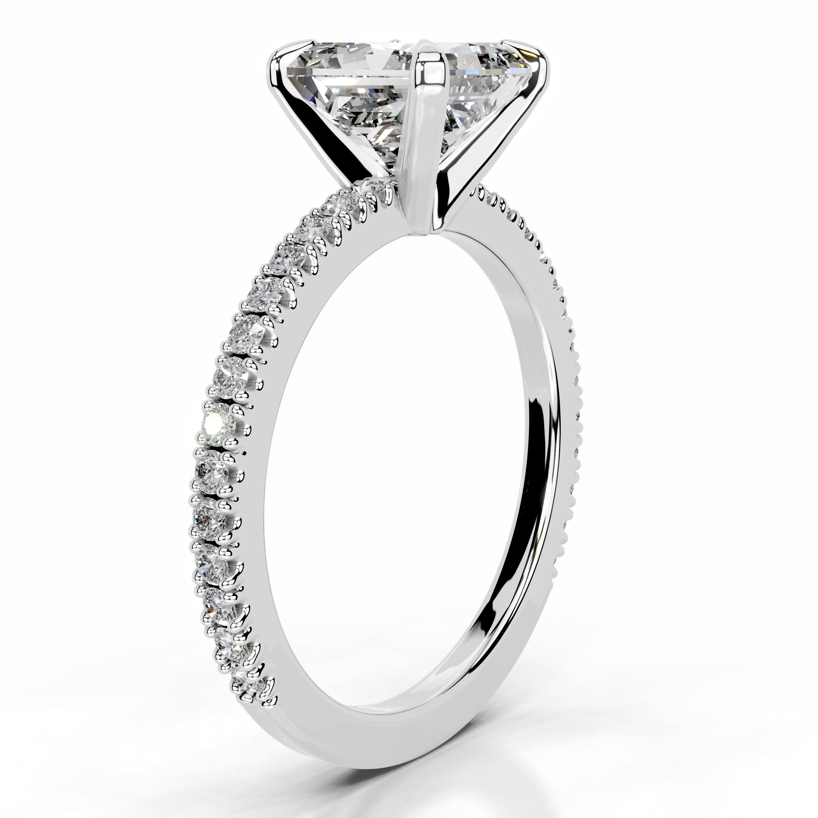 Luisana Diamond Engagement Ring - 14K White Gold