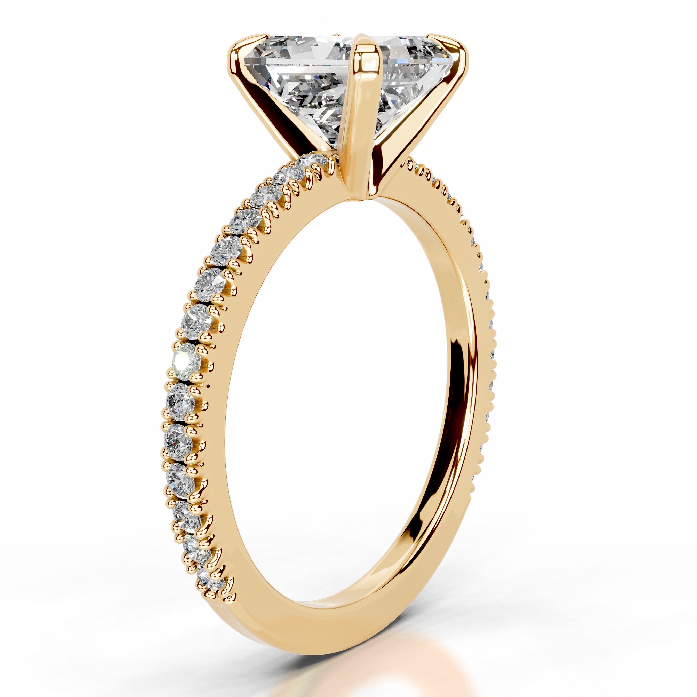 Luisana Diamond Engagement Ring - 18K Yellow Gold