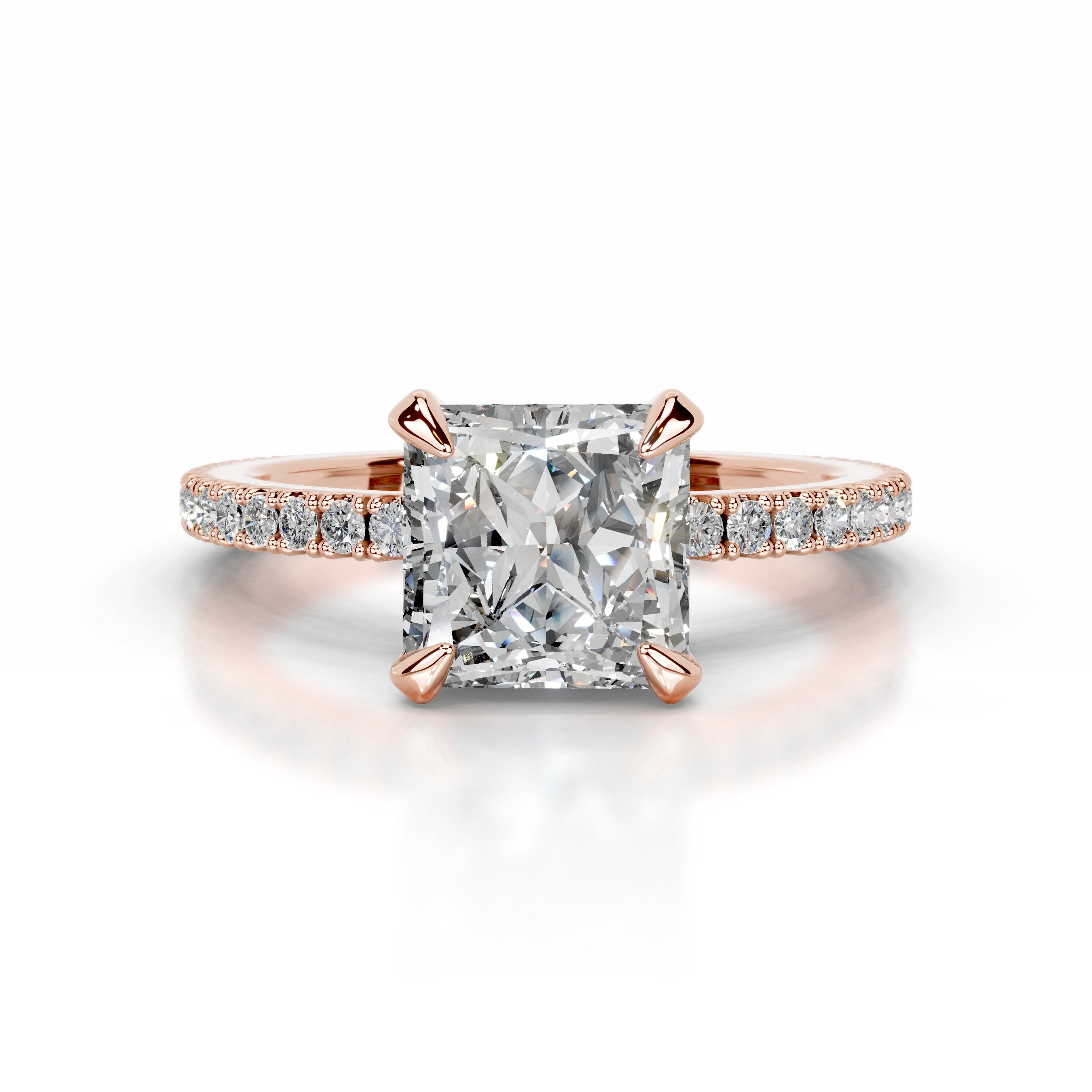 Luisana Diamond Engagement Ring - 14K Rose Gold