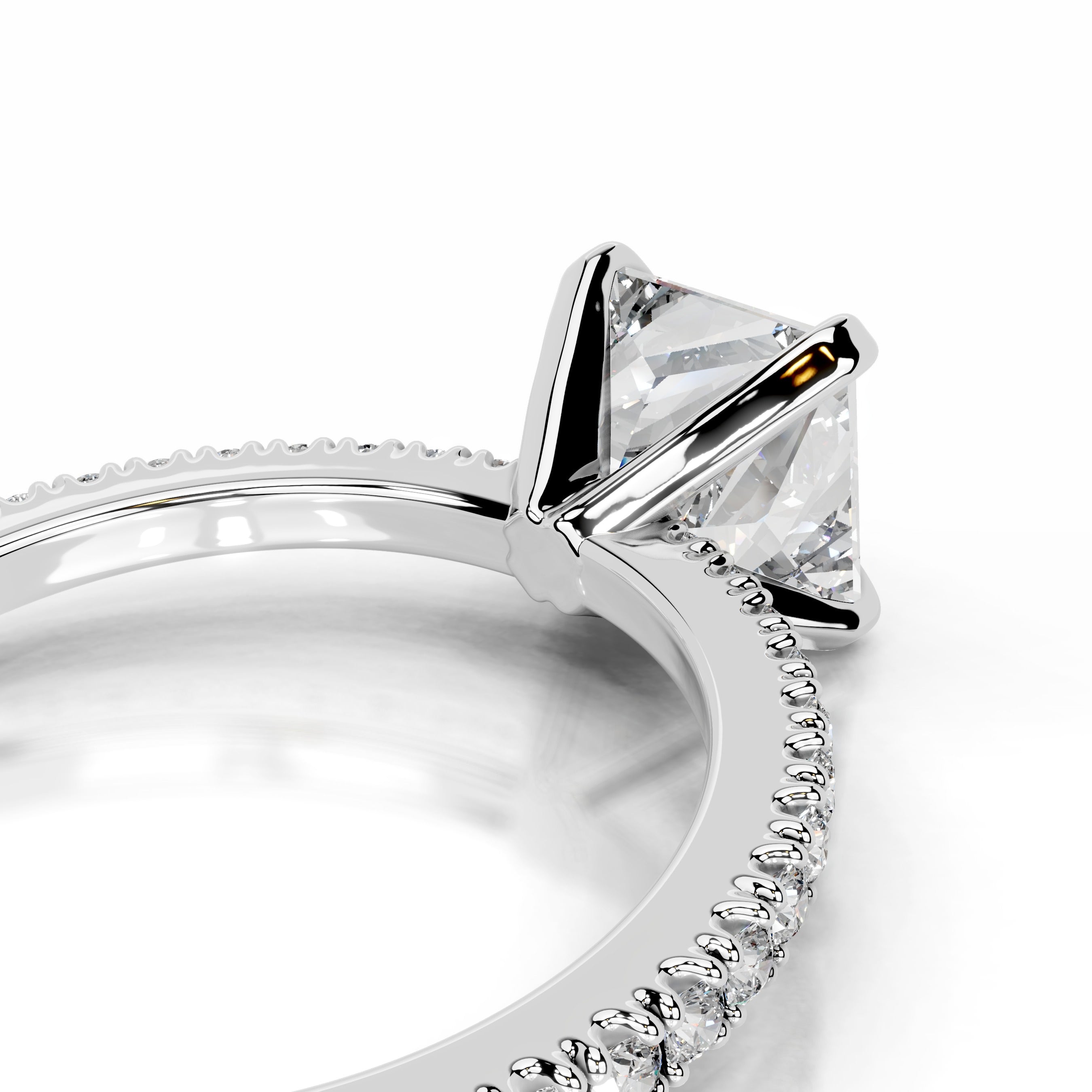 Luisana Diamond Engagement Ring - 14K White Gold