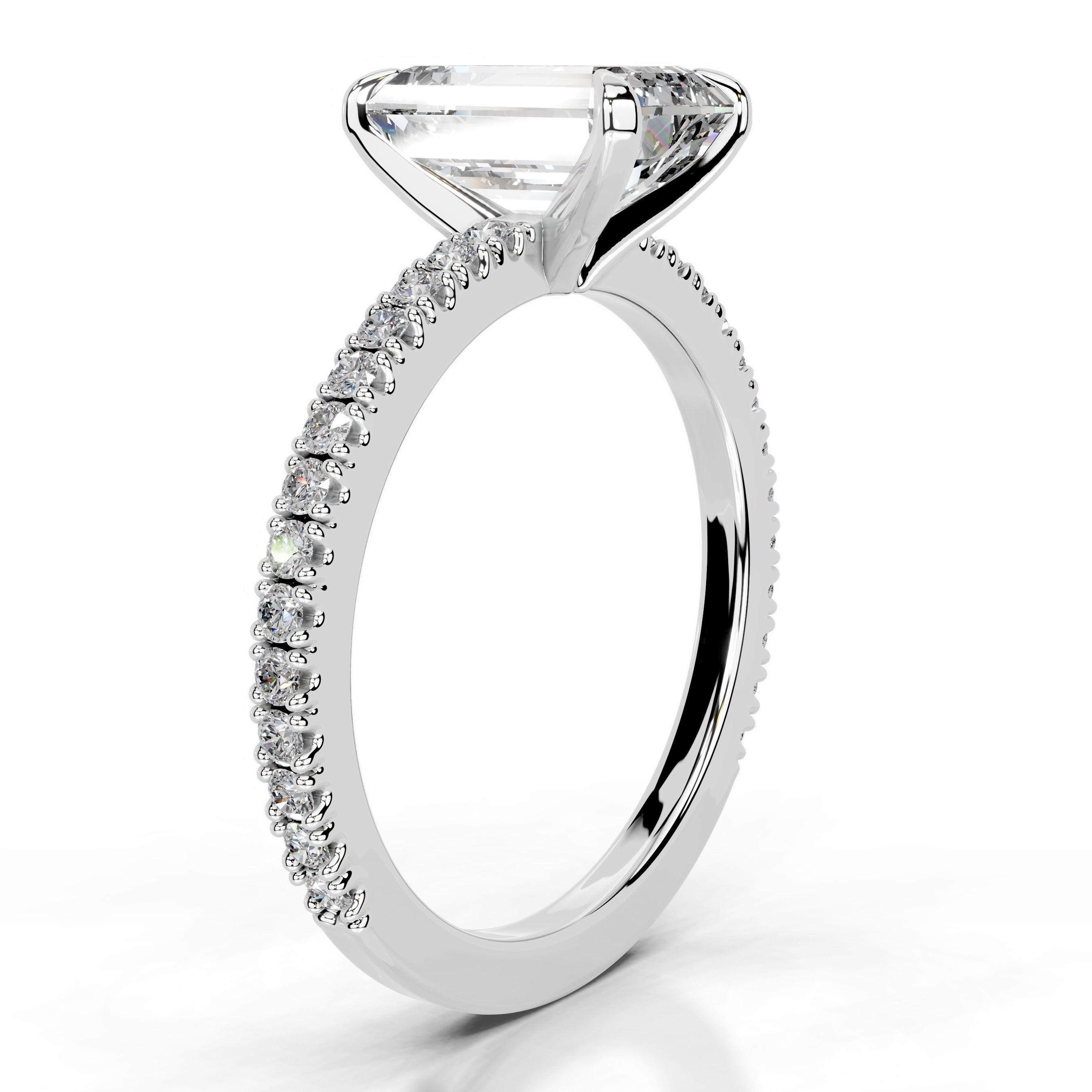 Luisana Diamond Engagement Ring - 14K White Gold