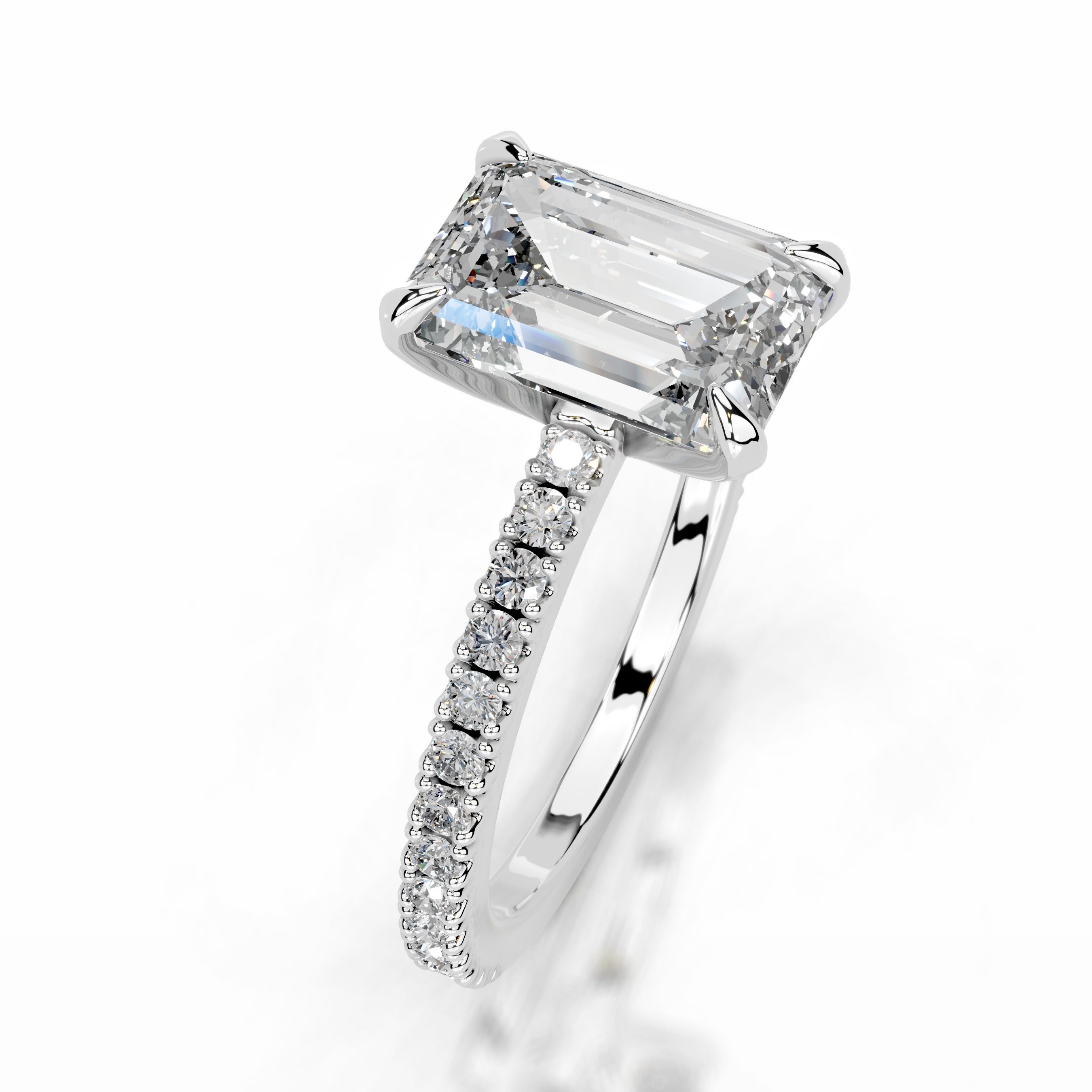 Luisana Diamond Engagement Ring - 14K White Gold