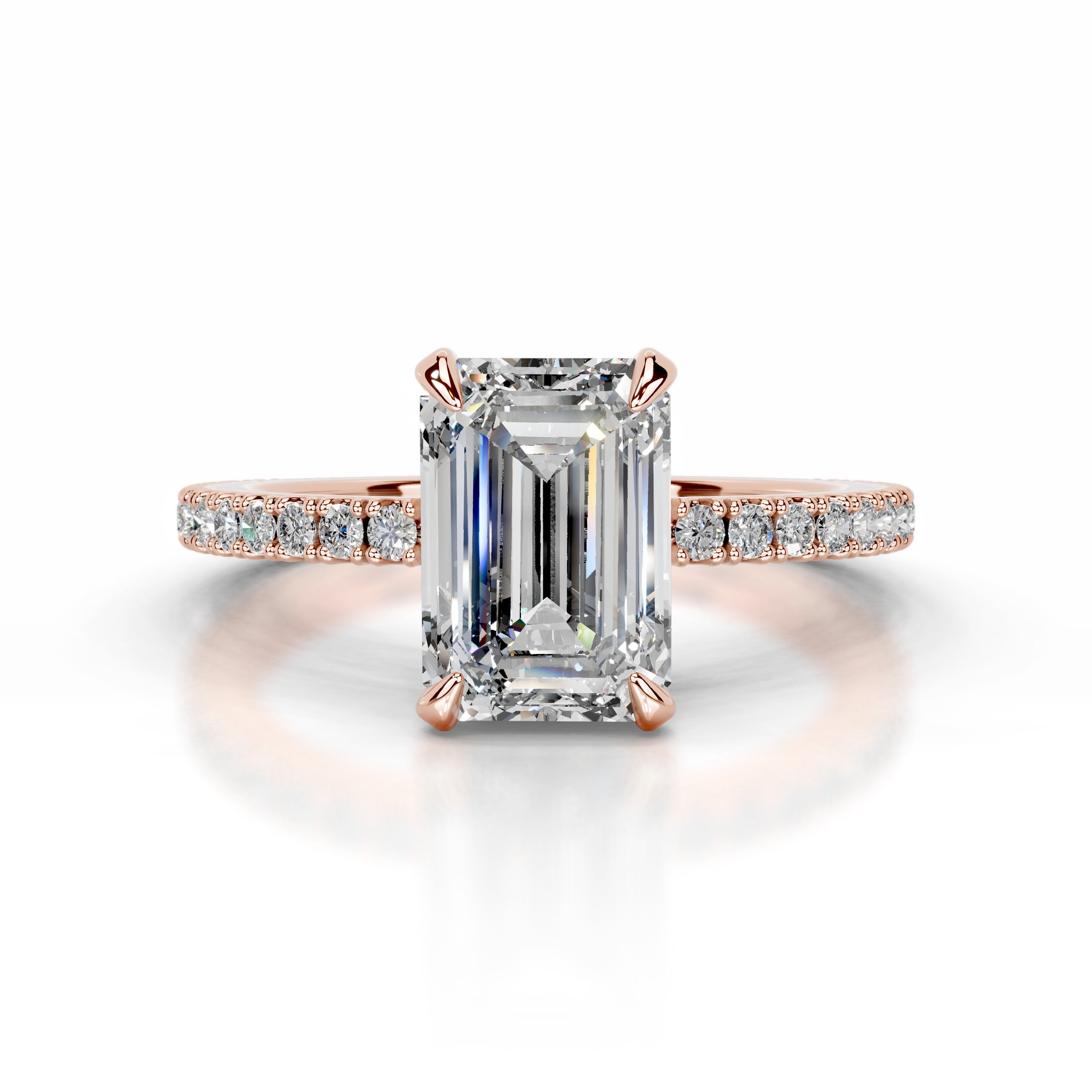 Luisana Diamond Engagement Ring - 14K Rose Gold