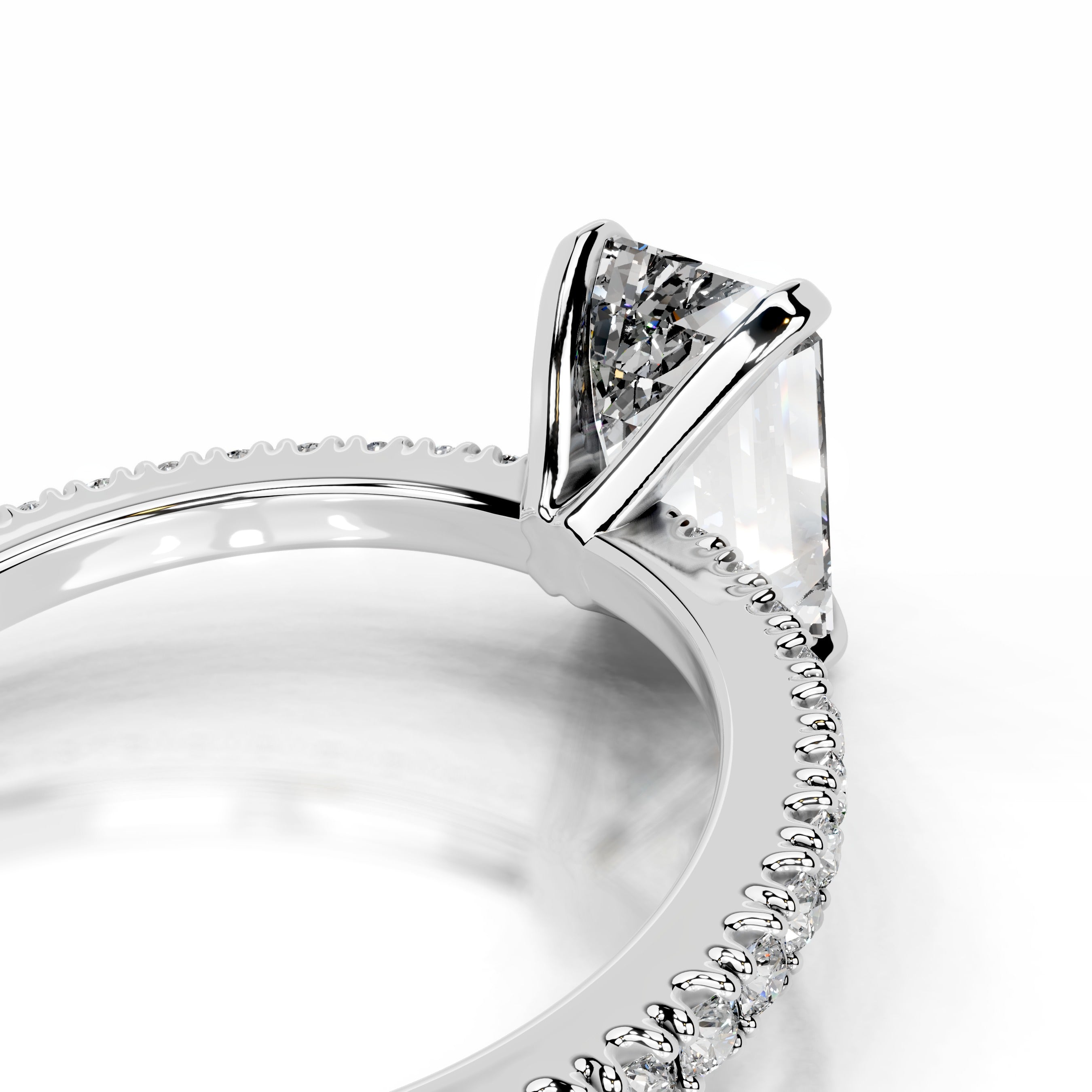 Luisana Diamond Engagement Ring - 14K White Gold