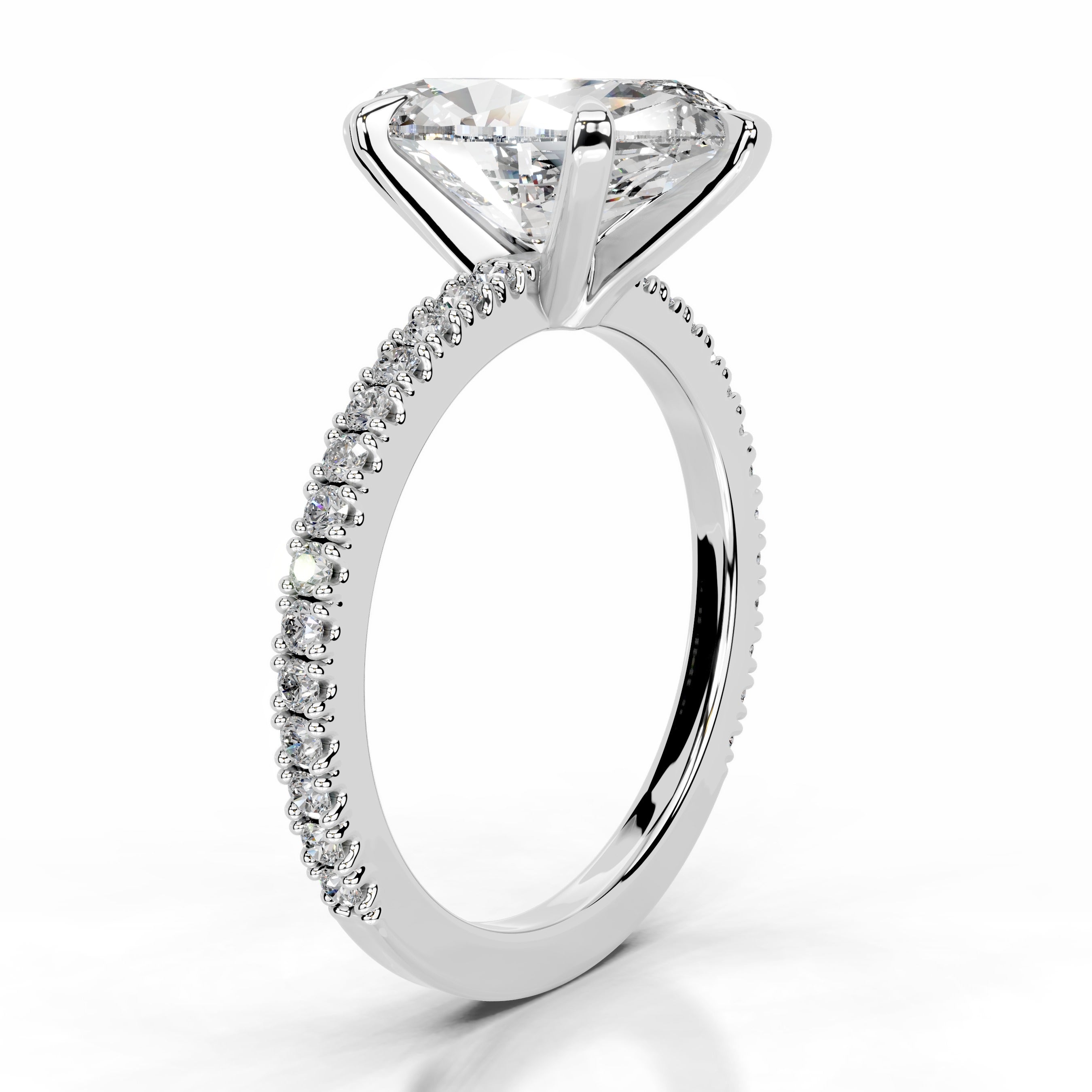 Luisana Diamond Engagement Ring - 14K White Gold