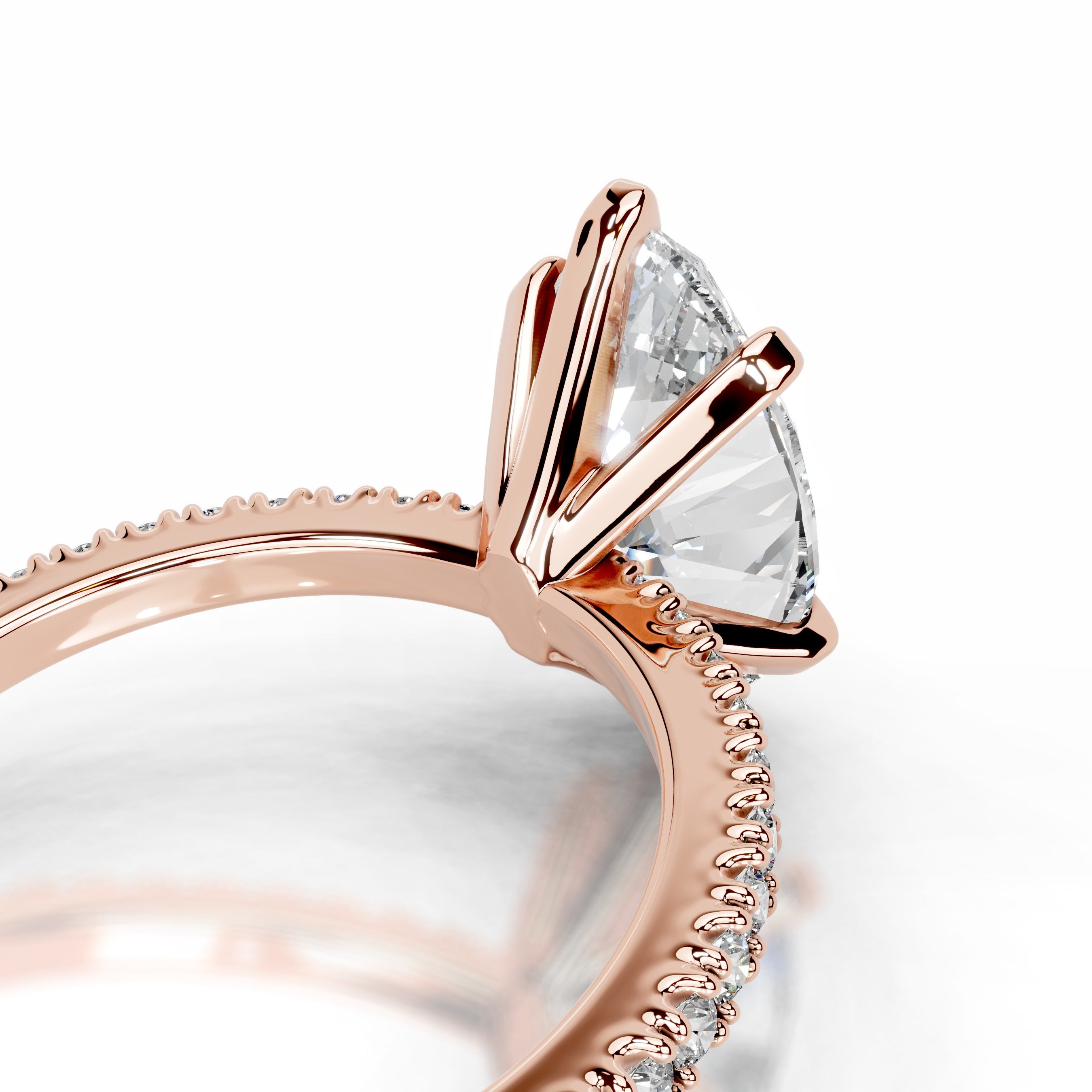 Luisana Diamond Engagement Ring - 14K Rose Gold