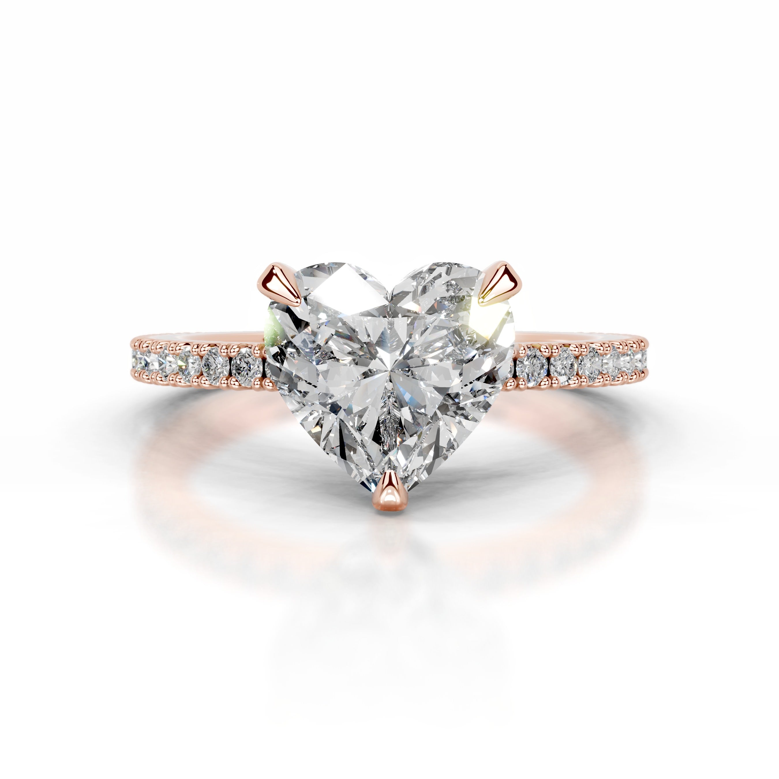 Luisana Diamond Engagement Ring - 14K Rose Gold