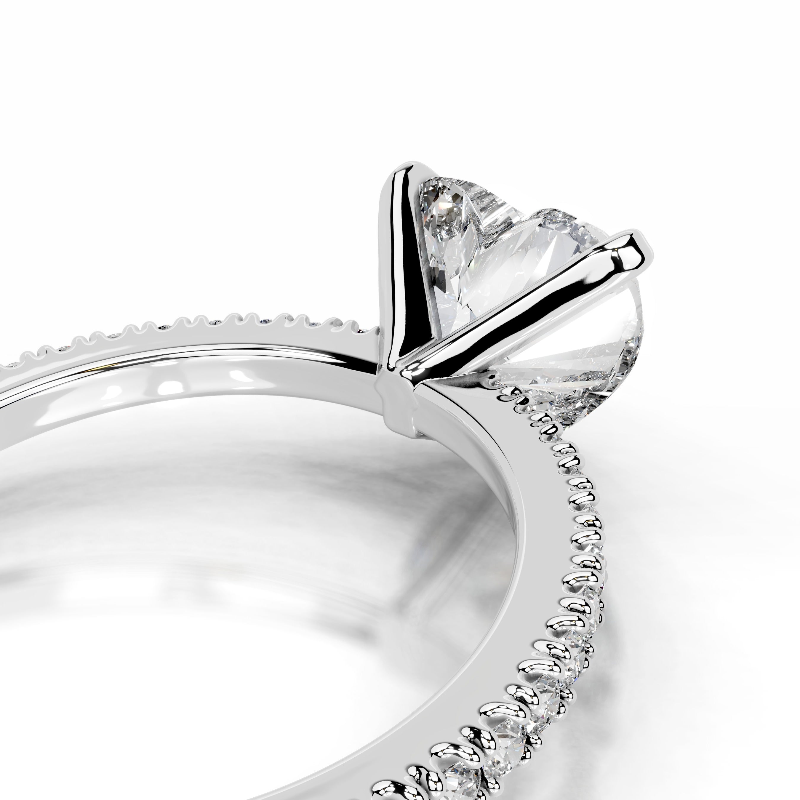 Luisana Diamond Engagement Ring - 14K White Gold