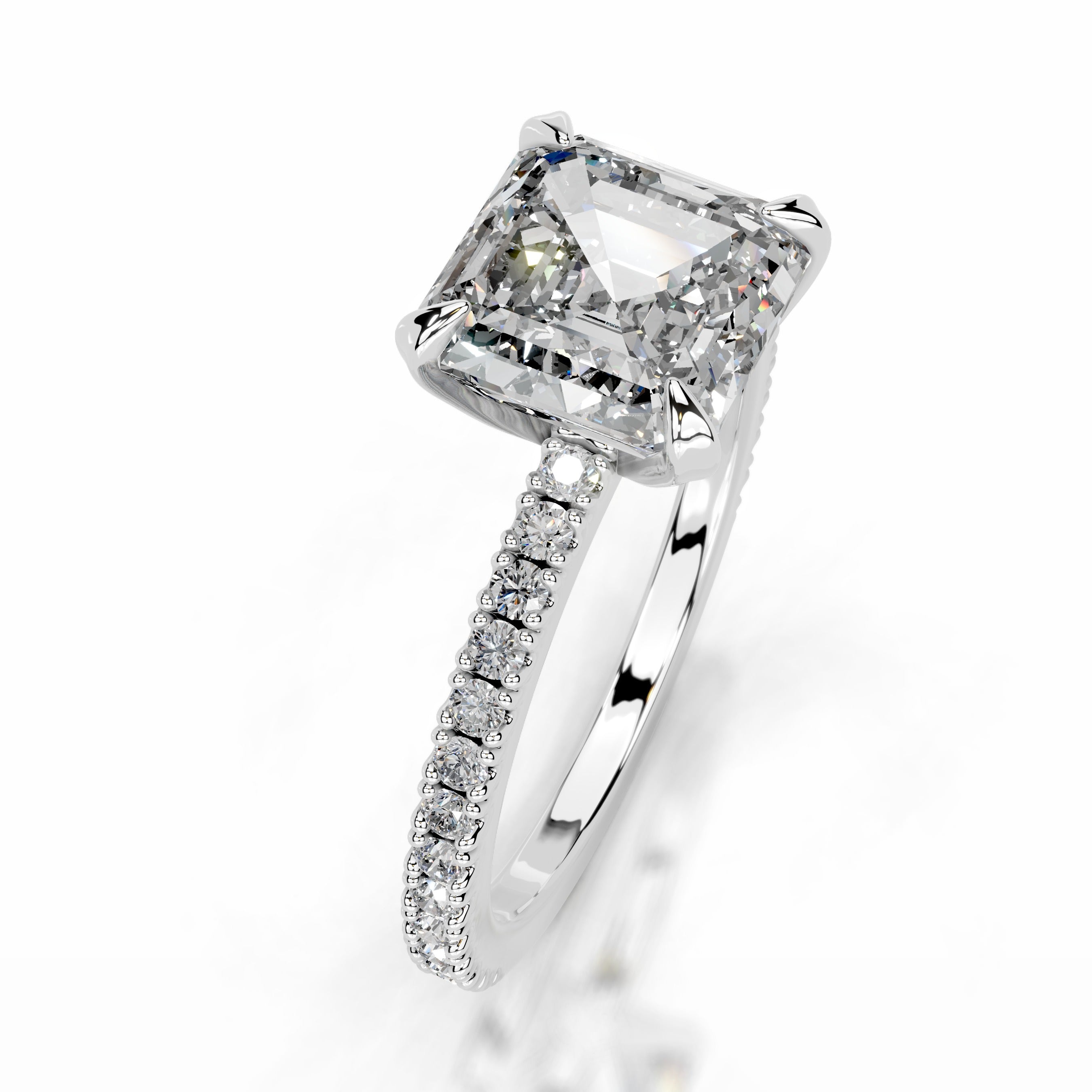 Luisana Diamond Engagement Ring - 14K White Gold