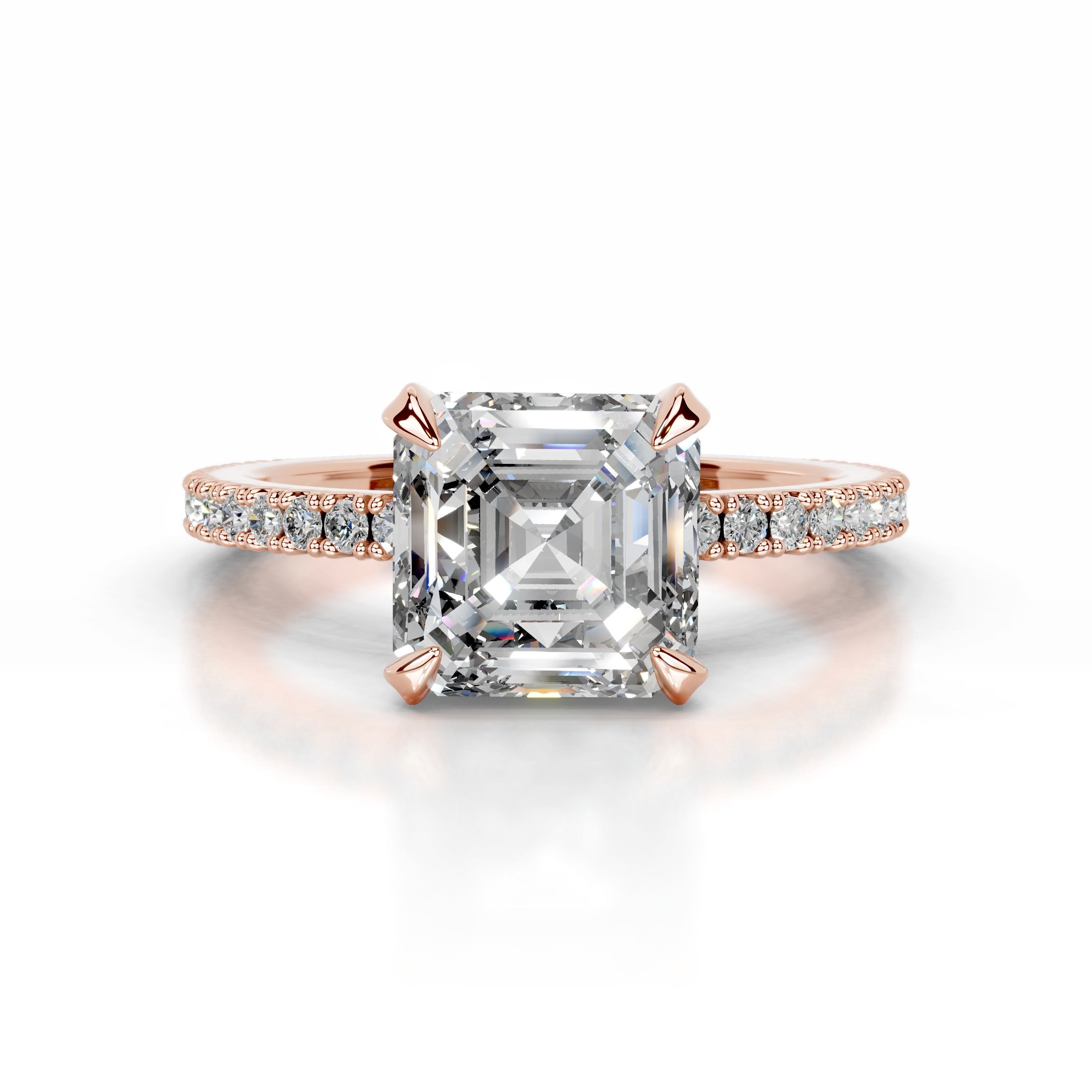 Luisana Diamond Engagement Ring - 14K Rose Gold