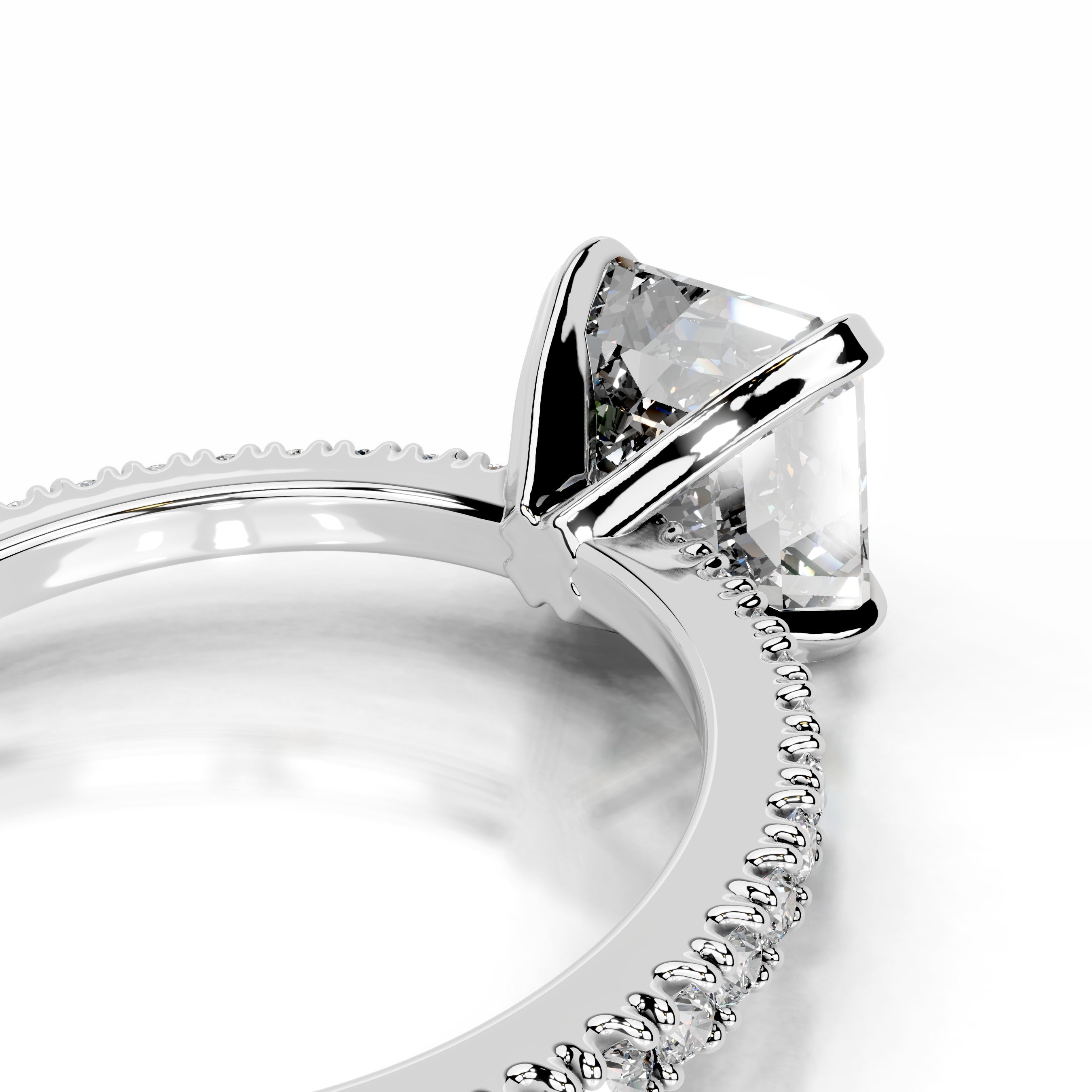 Luisana Diamond Engagement Ring - 14K White Gold