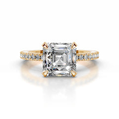 Luisana Diamond Engagement Ring - 18K Yellow Gold