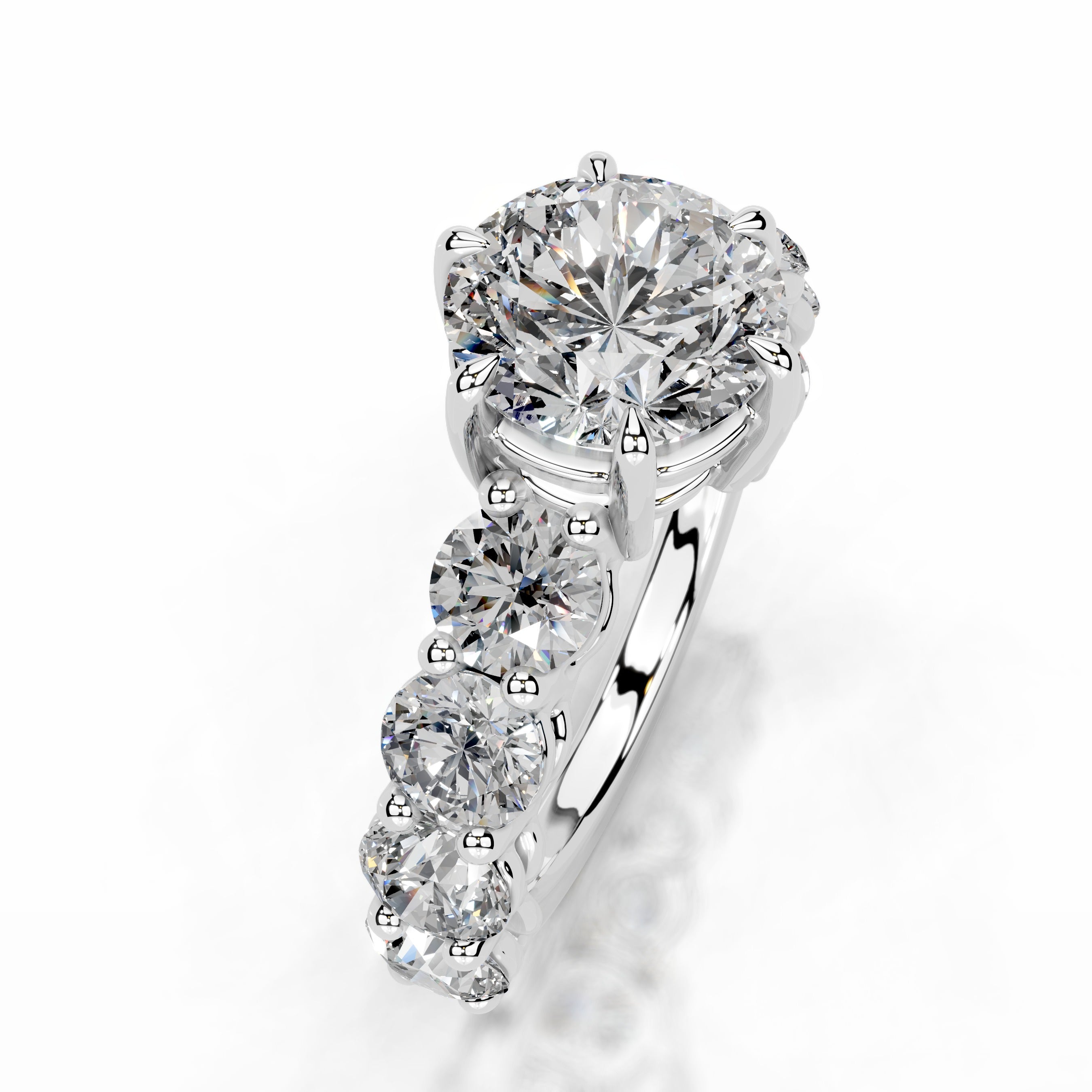 Odin Diamond Engagement Ring - Platinum