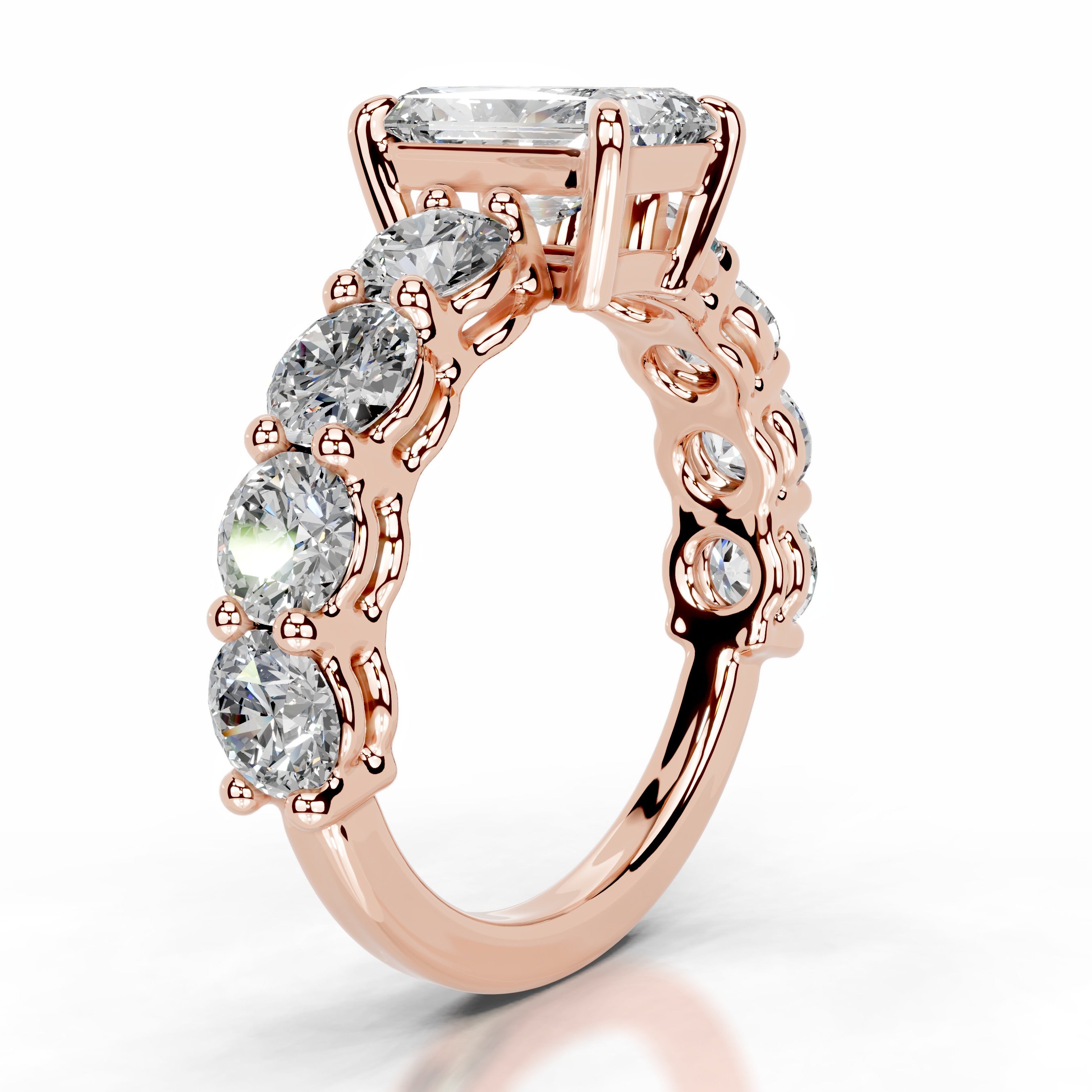 Odin Diamond Engagement Ring - 14K Rose Gold