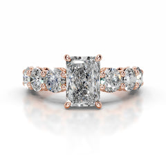 Odin Diamond Engagement Ring - 14K Rose Gold