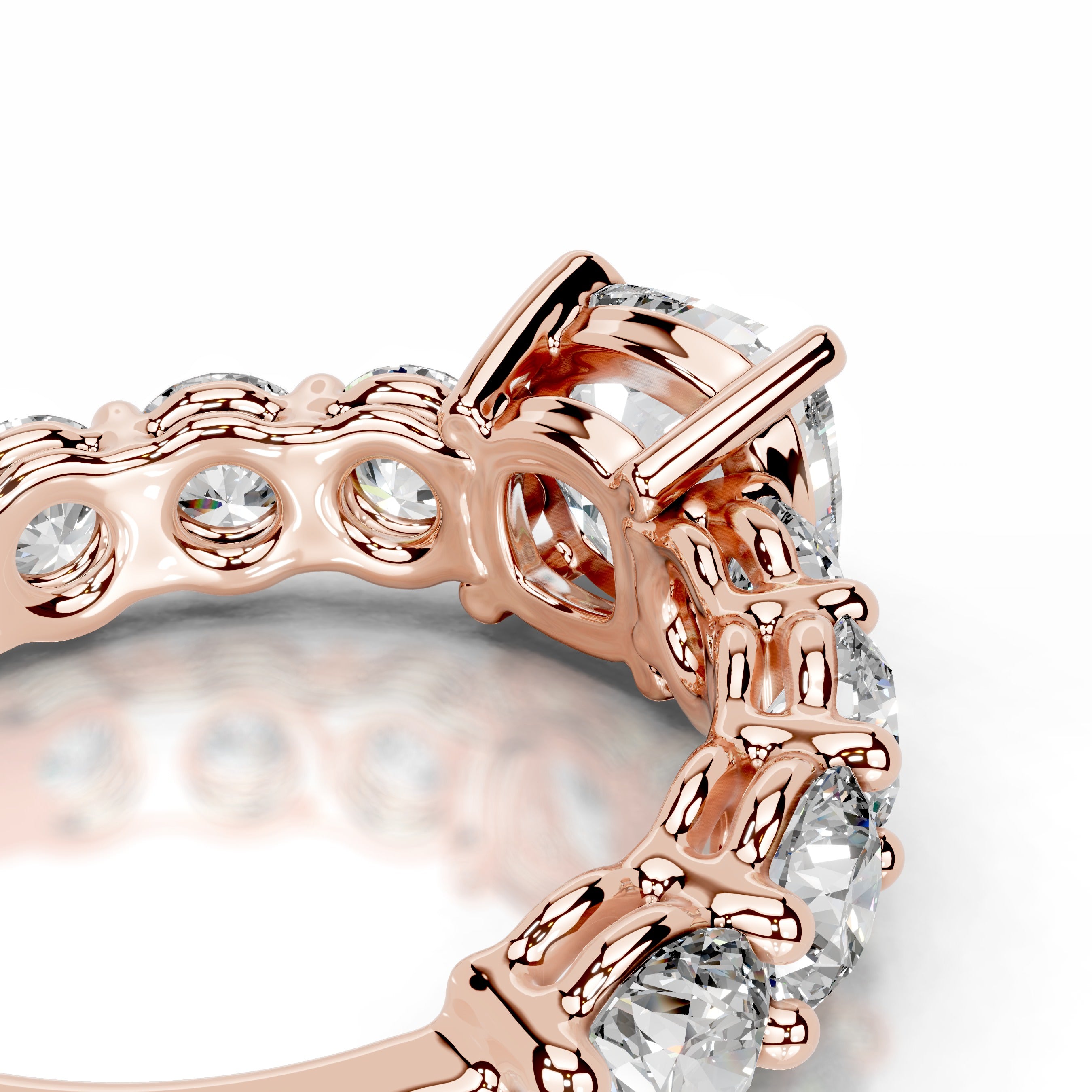 Odin Diamond Engagement Ring - 14K Rose Gold