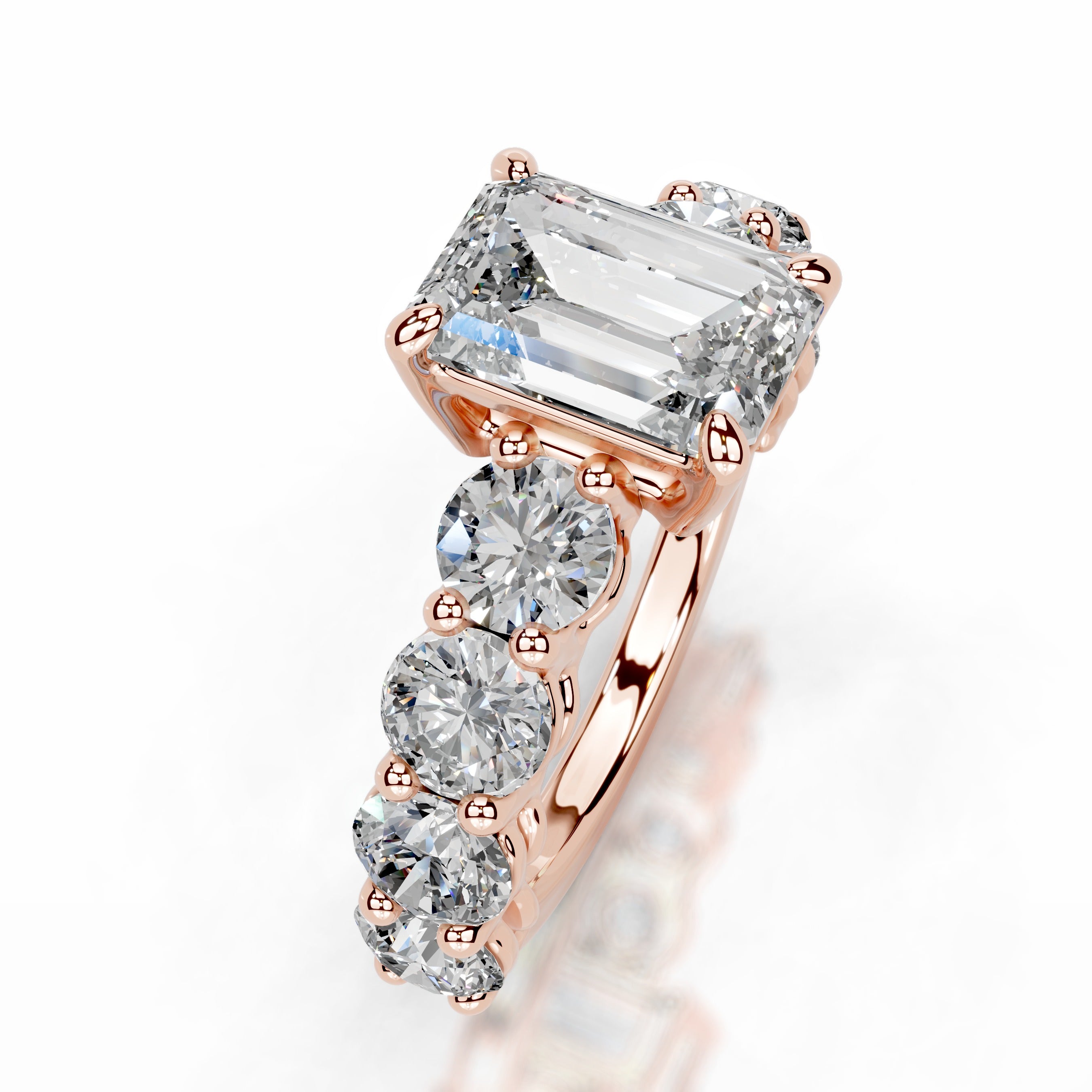 Odin Diamond Engagement Ring - 14K Rose Gold