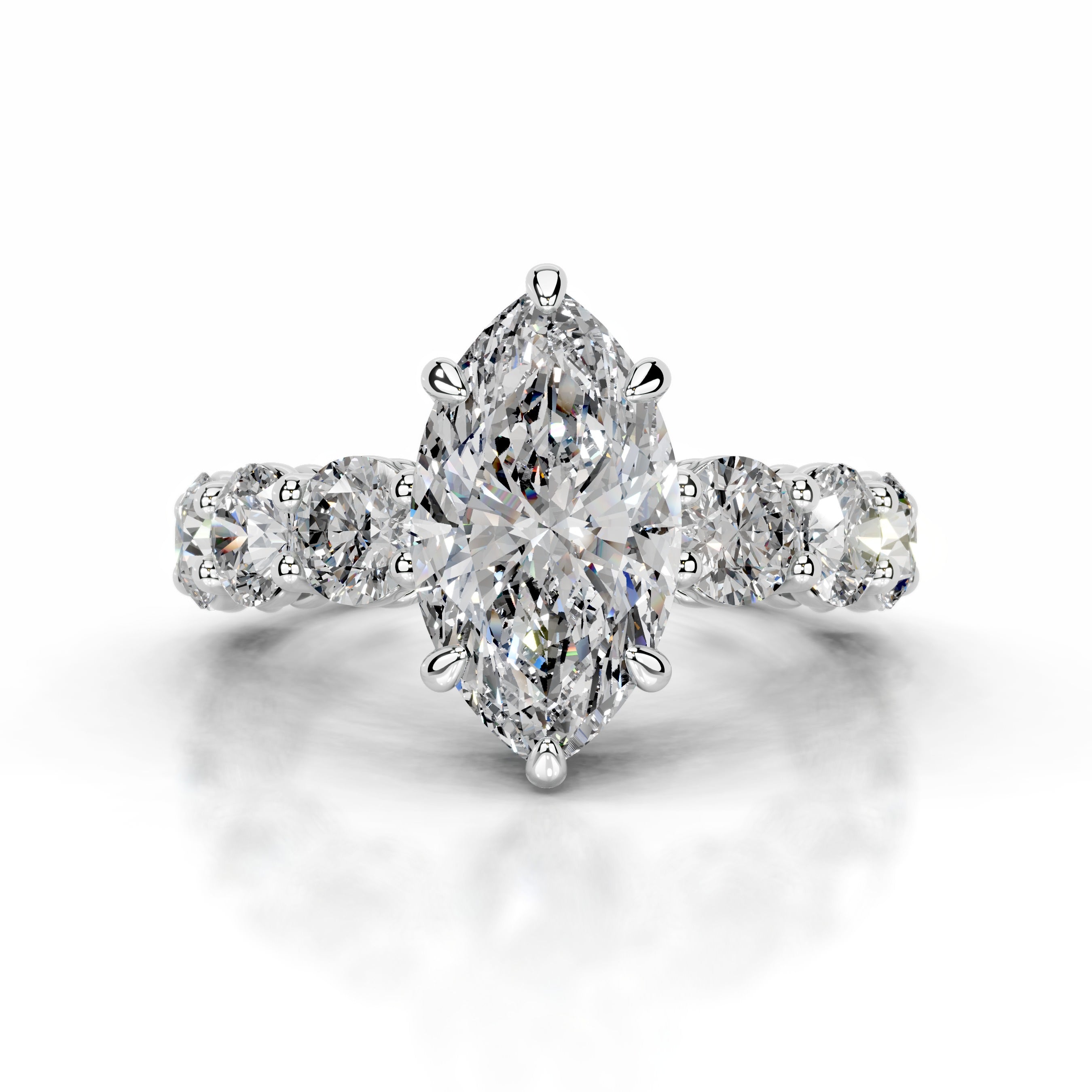 Odin Diamond Engagement Ring - Platinum