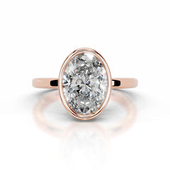 Dima Diamond Engagement Ring - 14K Rose Gold