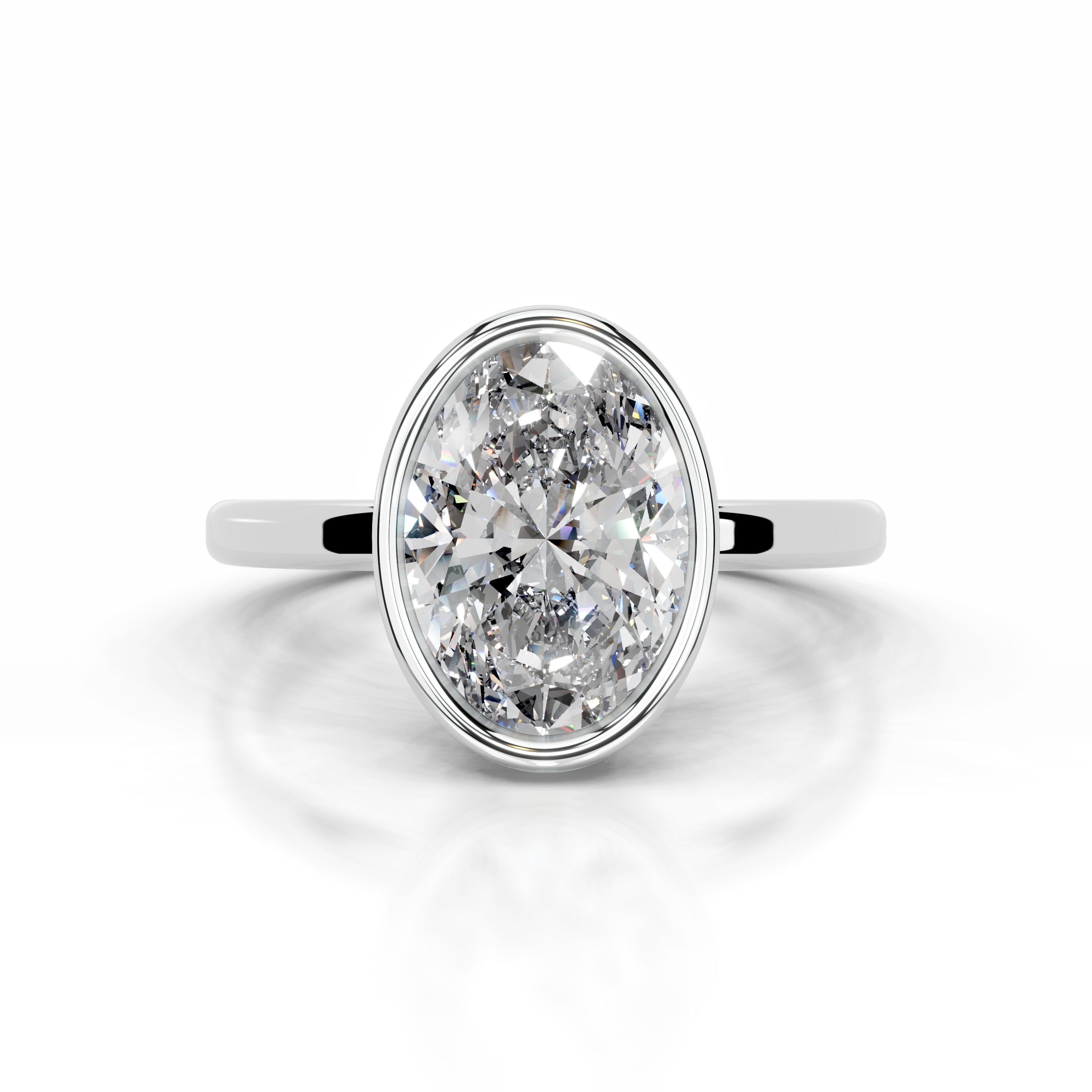 Dima  Diamond Engagement Ring - 14K White Gold