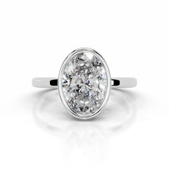 Dima Diamond Engagement Ring - 18K White Gold