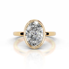 Dima Diamond Engagement Ring - 18K Yellow Gold