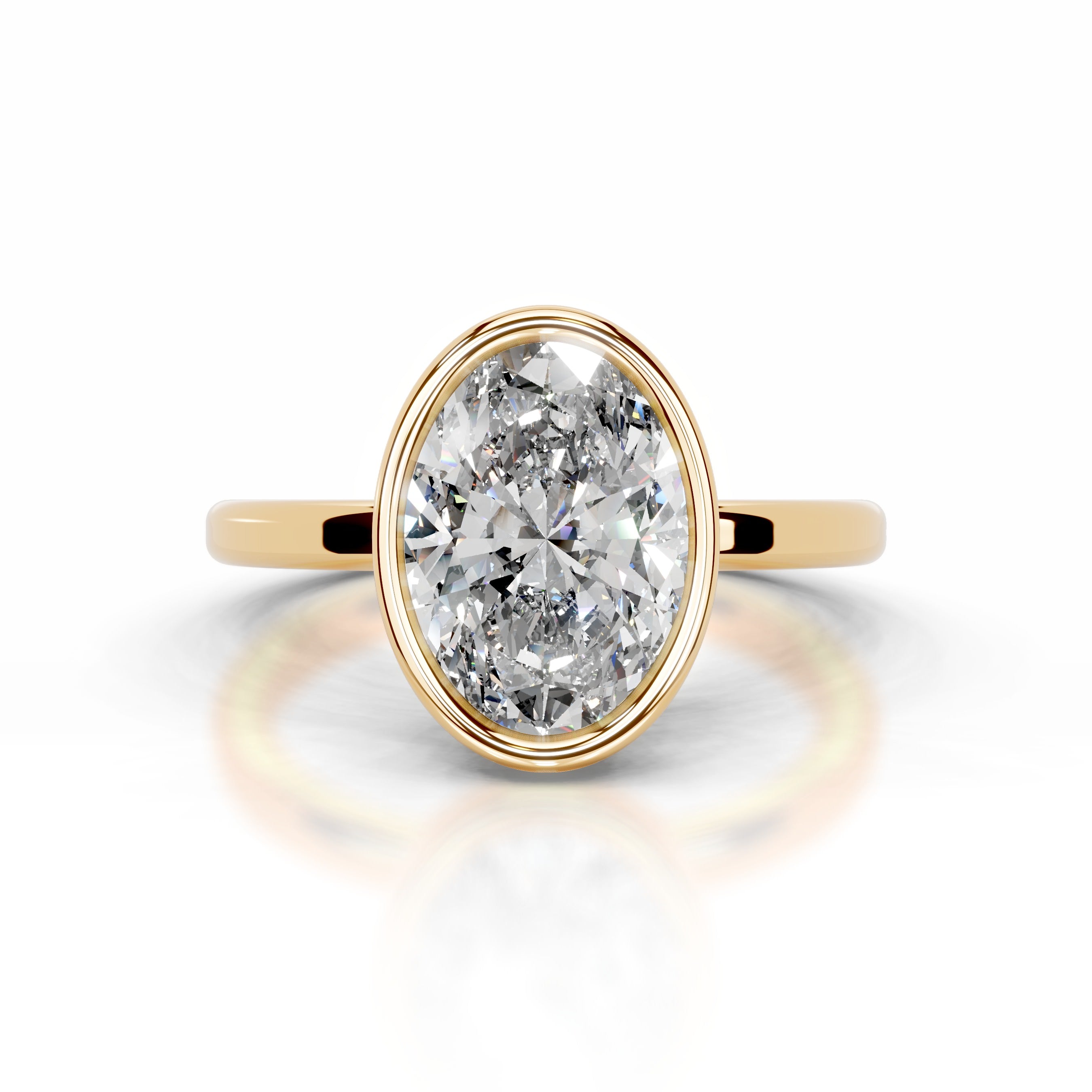 Dima  Diamond Engagement Ring - 18K Yellow Gold