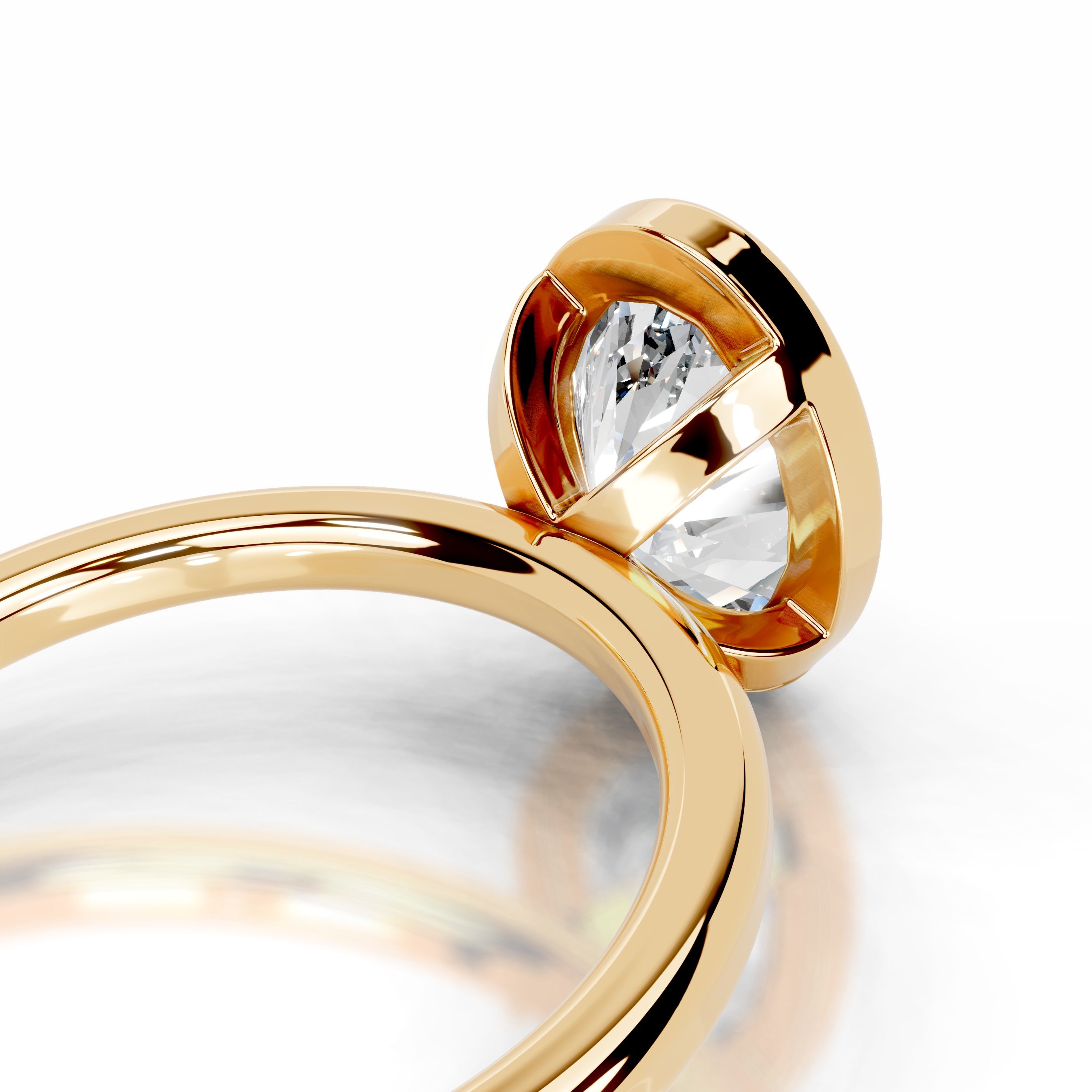 Dima  Diamond Engagement Ring - 18K Yellow Gold