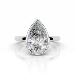 Dima Diamond Engagement Ring - 18K White Gold