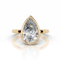 Dima Diamond Engagement Ring - 18K Yellow Gold