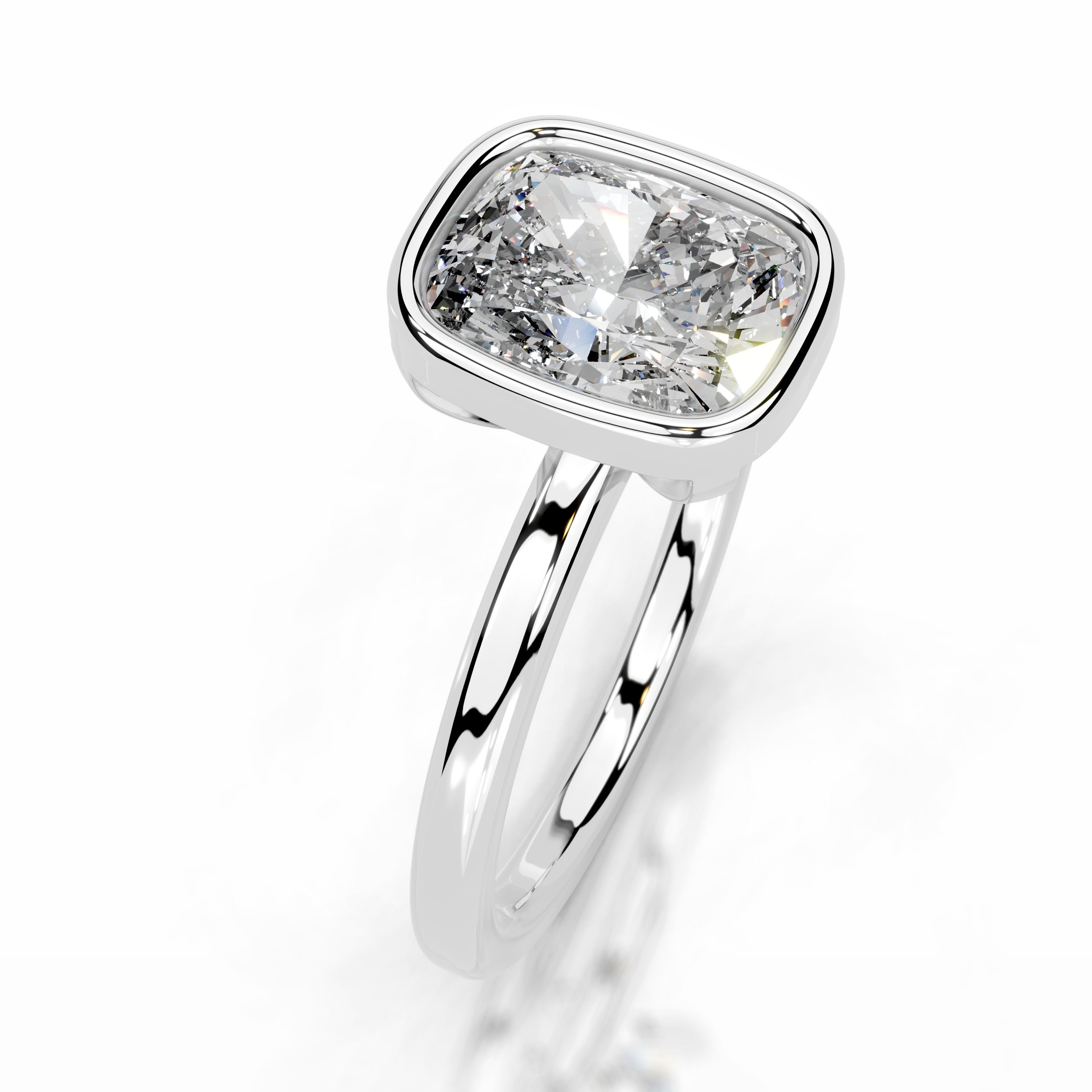 Dima  Diamond Engagement Ring - 14K White Gold