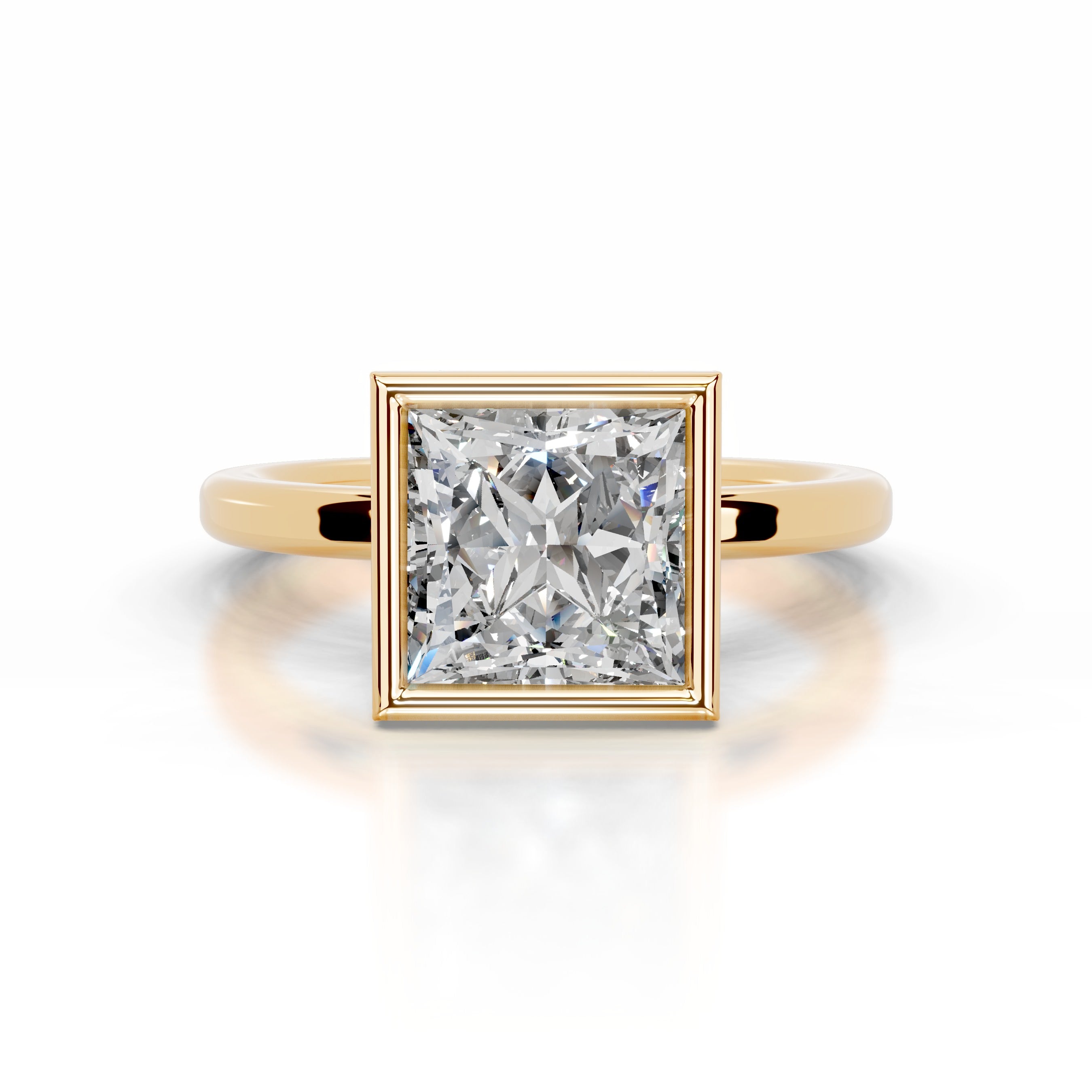 Dima  Diamond Engagement Ring - 18K Yellow Gold