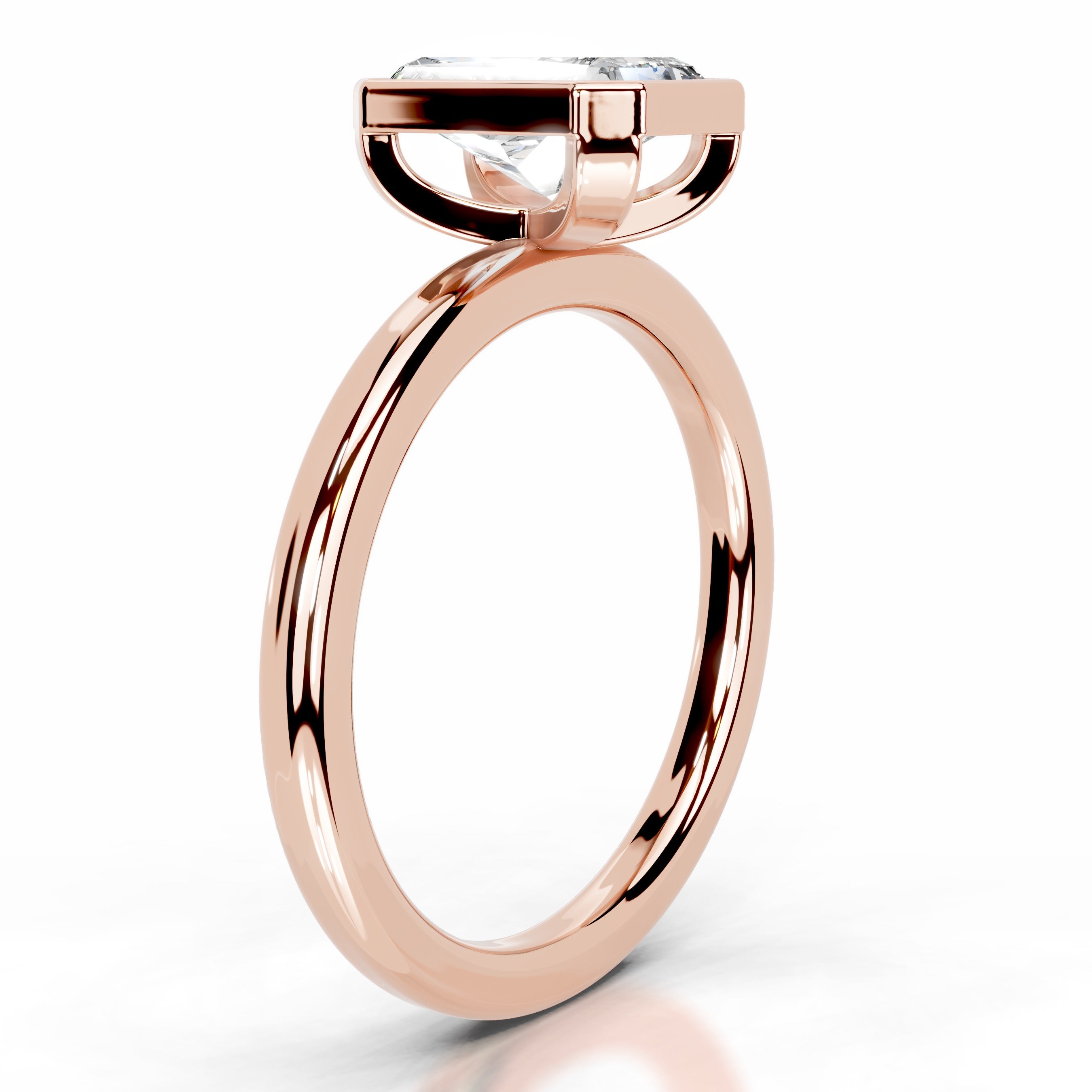 Dima Diamond Engagement Ring - 14K Rose Gold