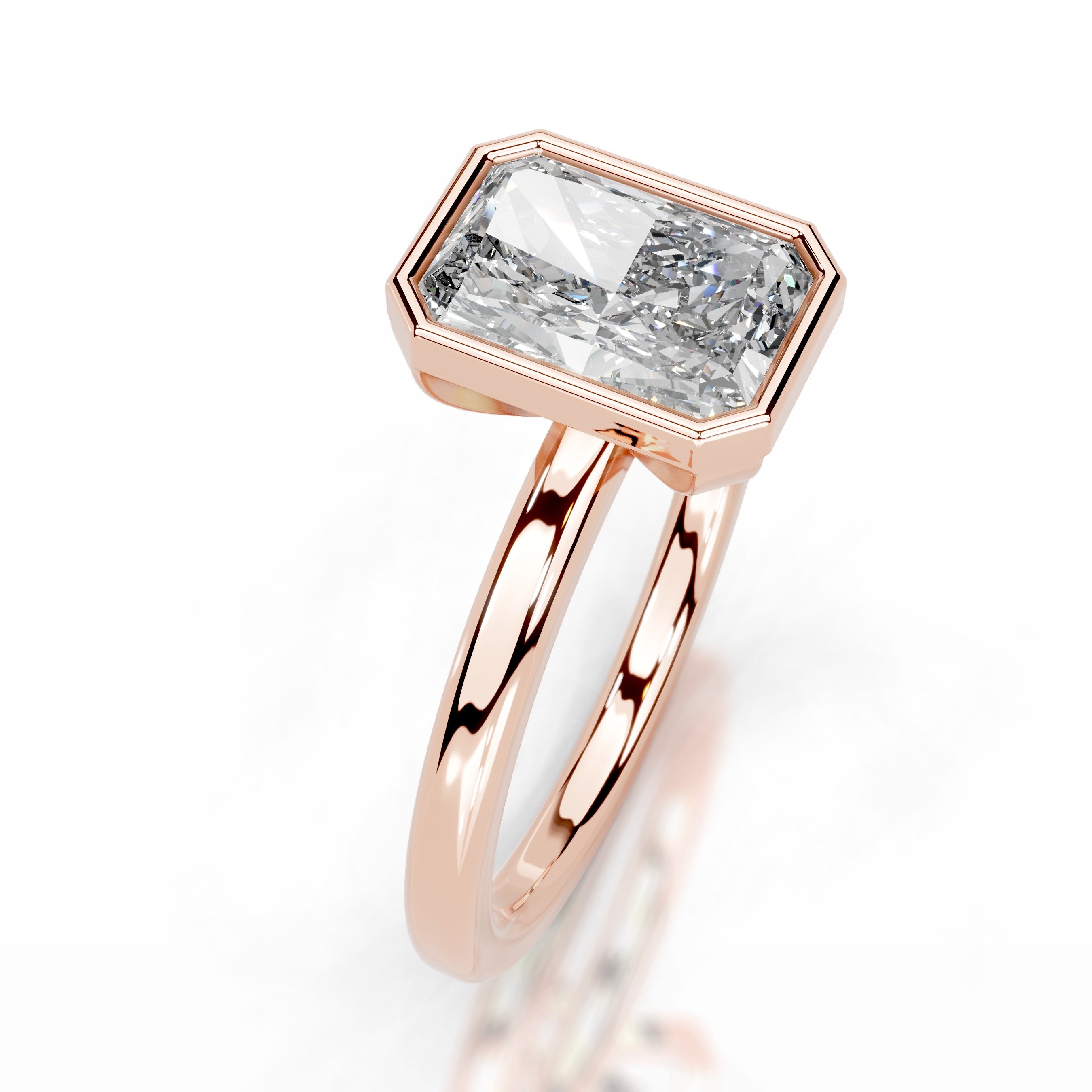 Dima Diamond Engagement Ring - 14K Rose Gold