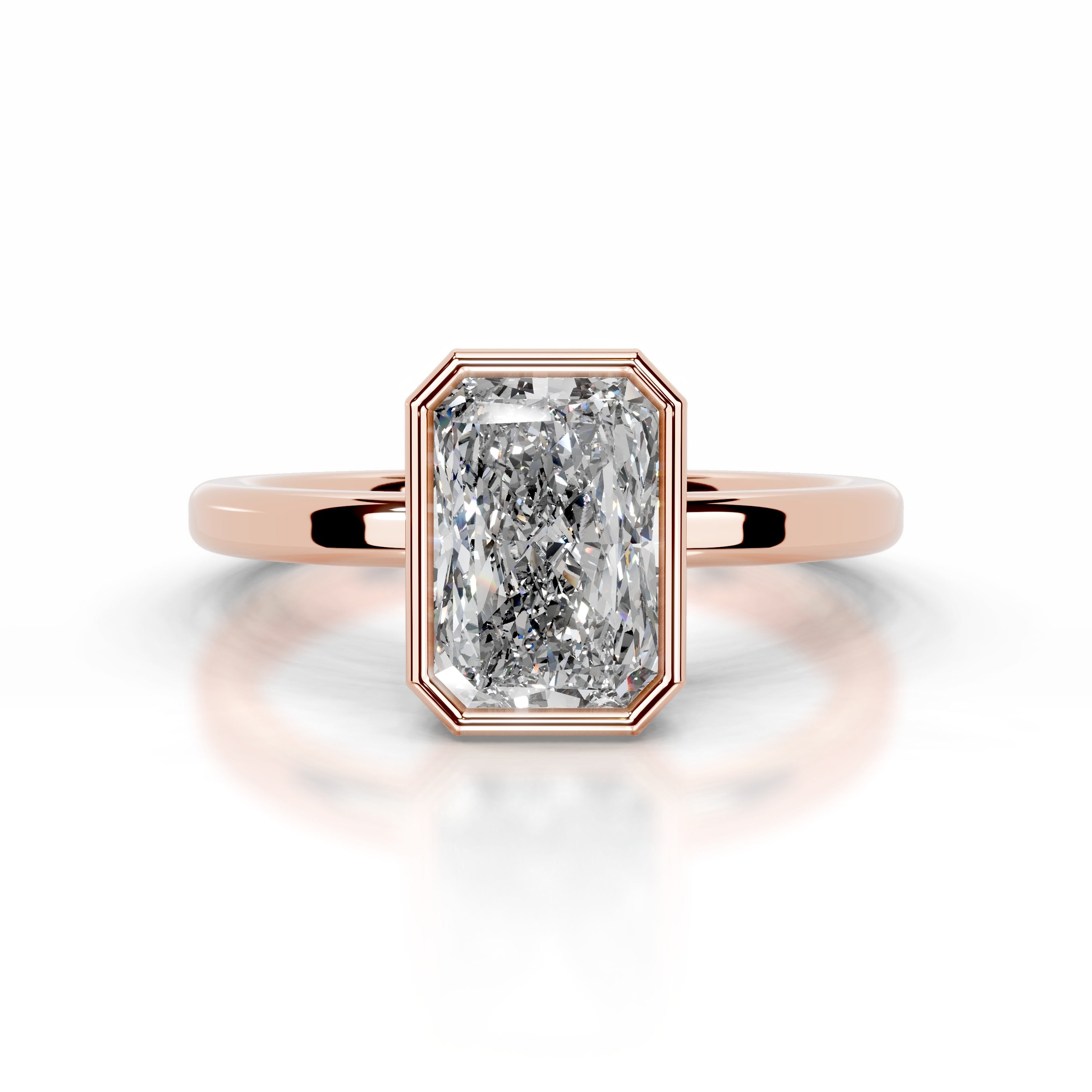 Dima Diamond Engagement Ring - 14K Rose Gold