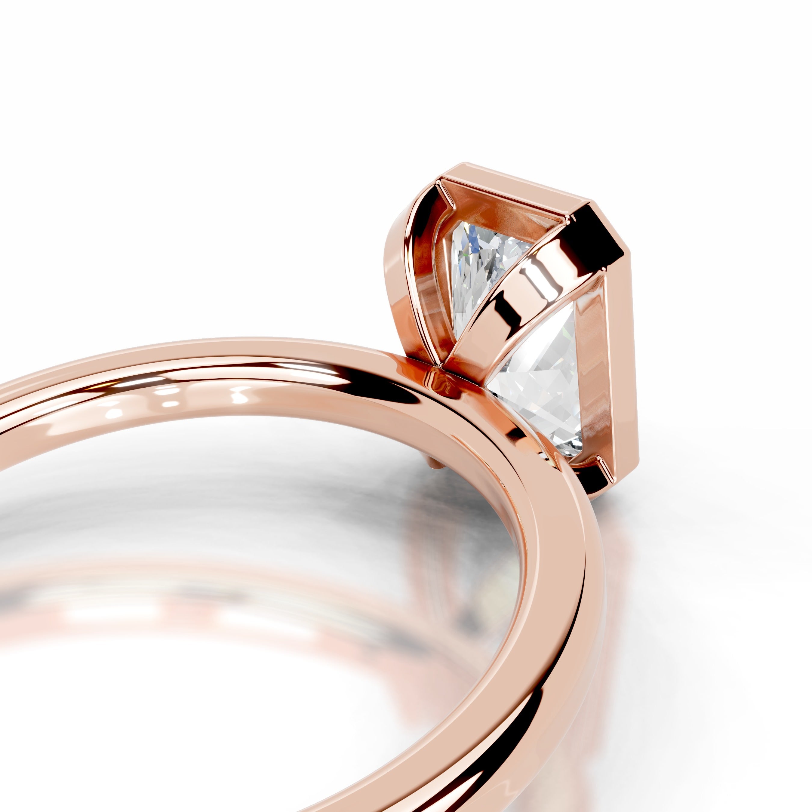 Dima Diamond Engagement Ring - 14K Rose Gold