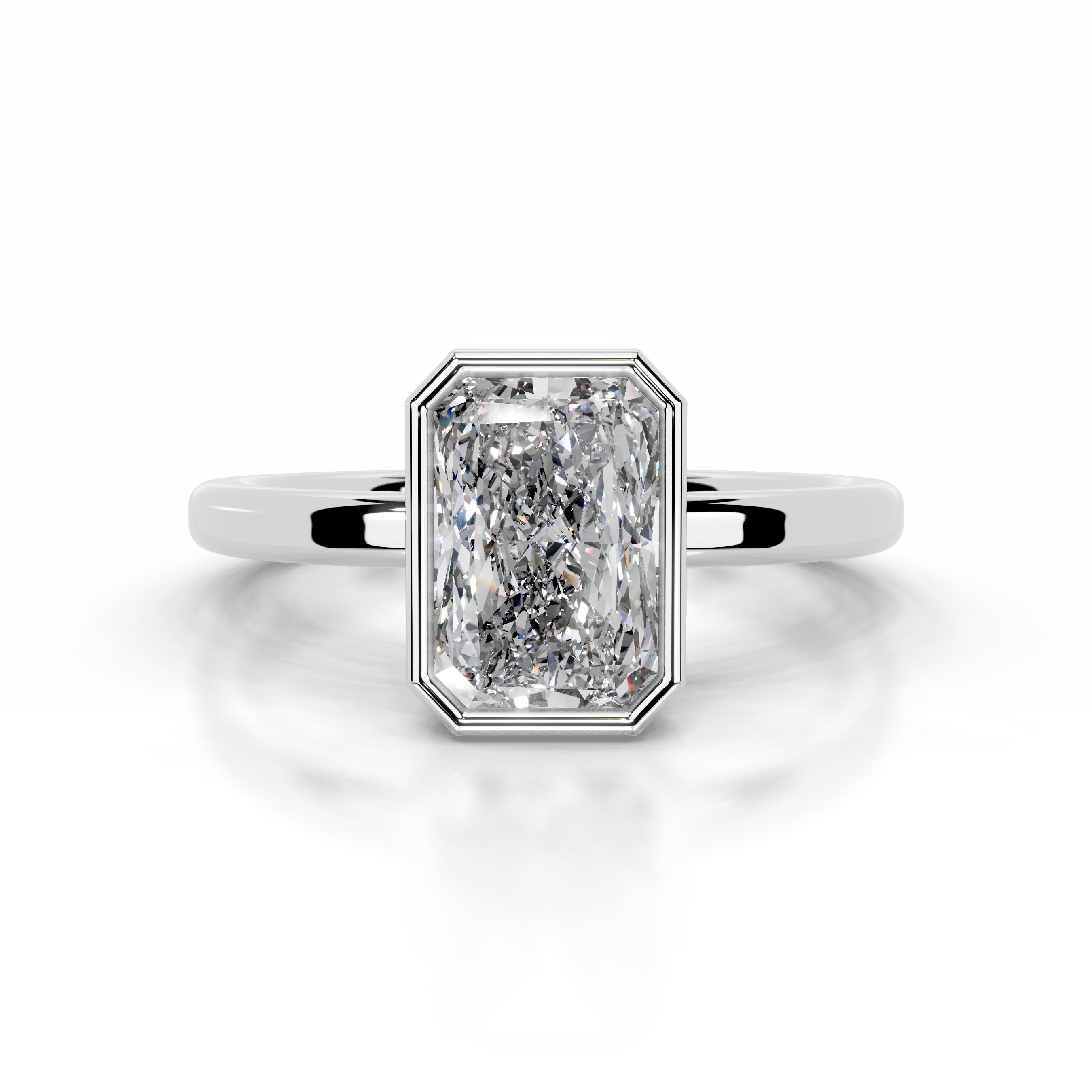 Dima Diamond Engagement Ring - 14K White Gold