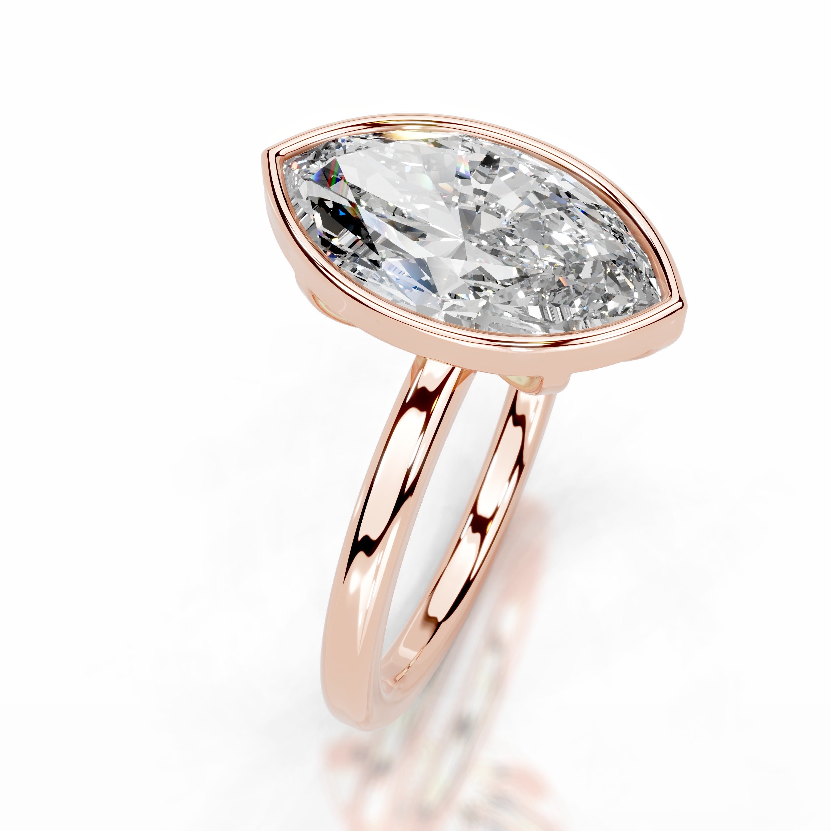 Dima  Diamond Engagement Ring - 14K Rose Gold