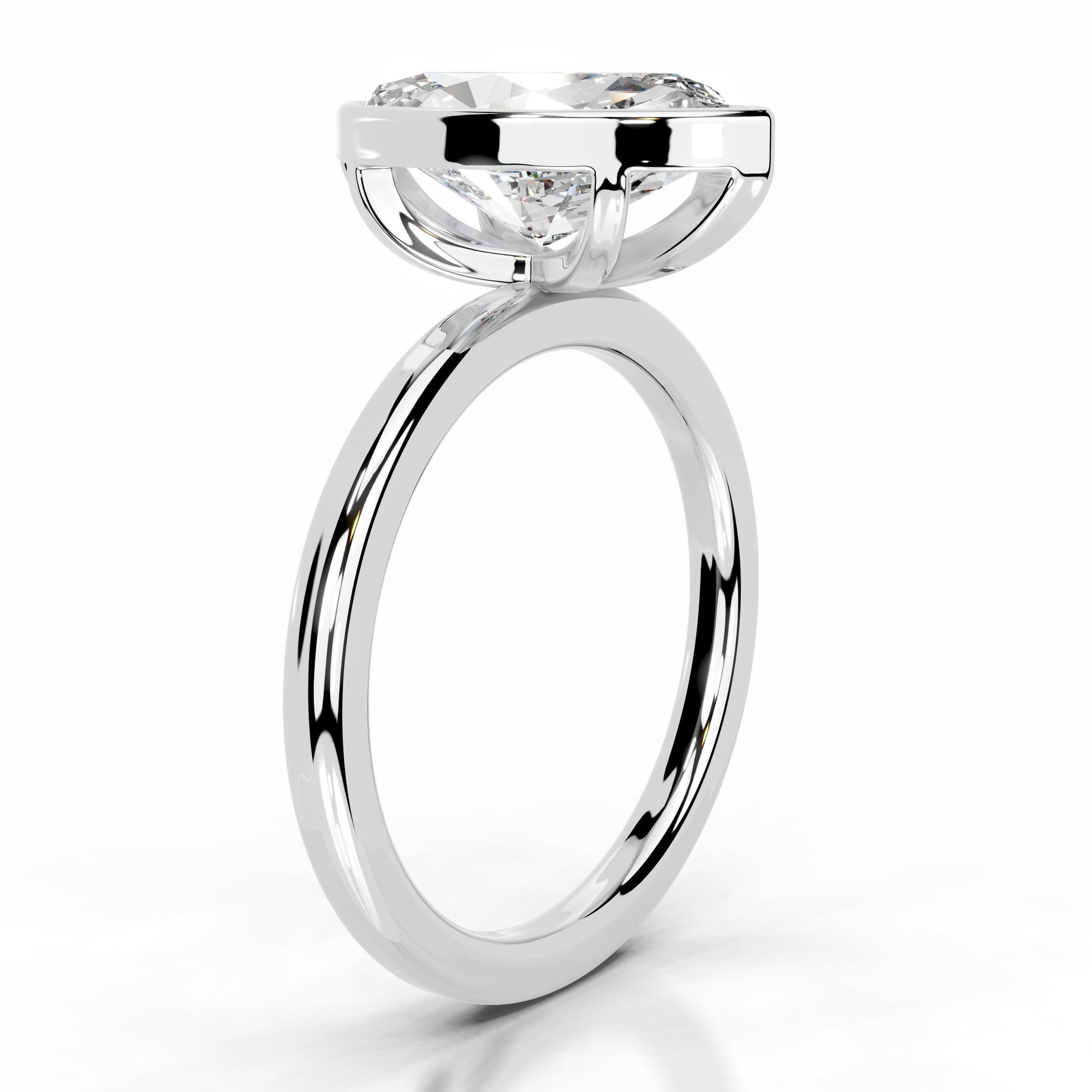 Dima Diamond Engagement Ring - 14K White Gold