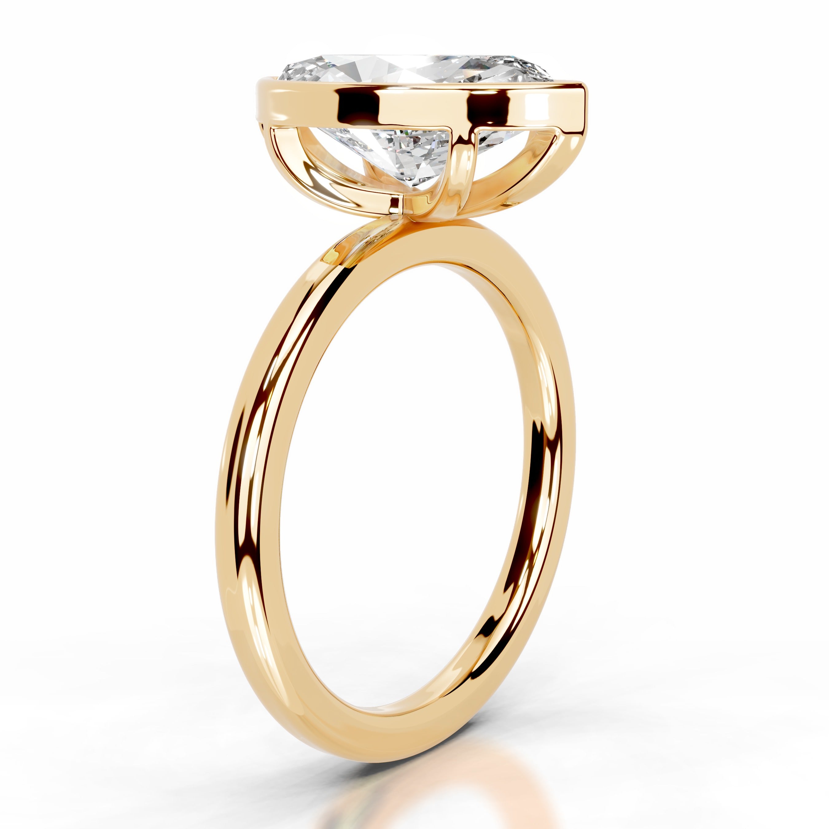 Dima  Diamond Engagement Ring - 18K Yellow Gold